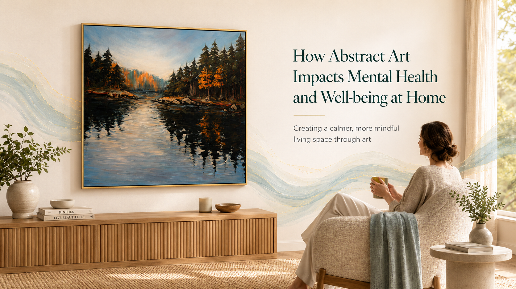 How Abstract Art Impacts Mental Health and Well-being at Home