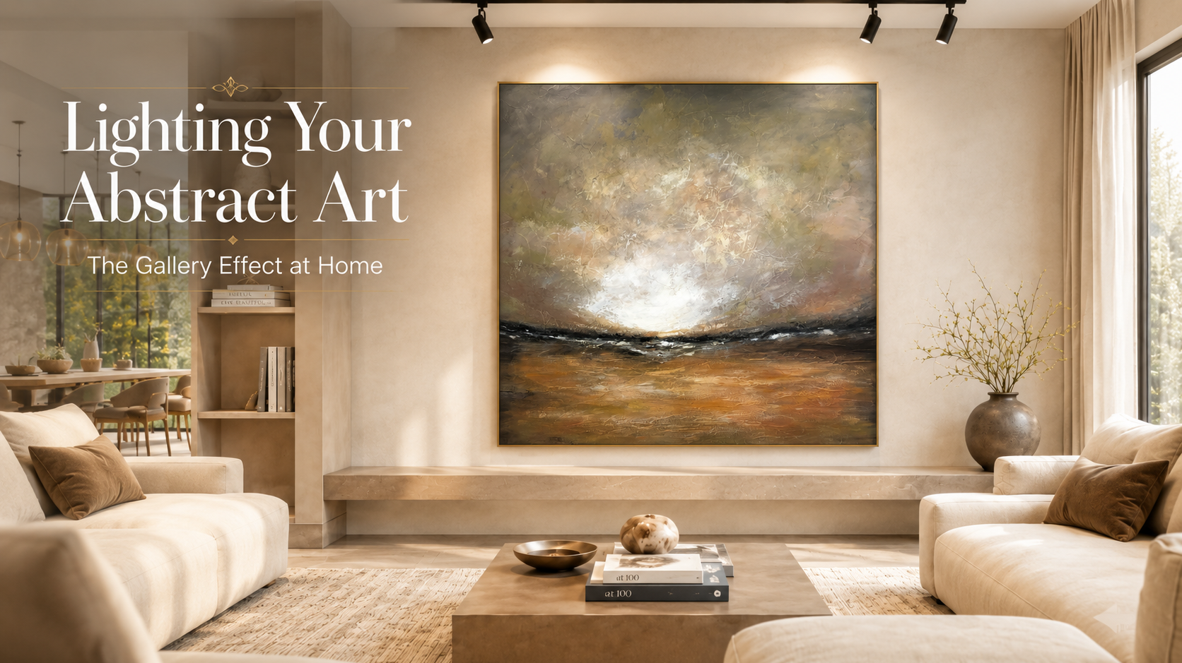 Lighting Your Abstract Art: The Gallery Effect at Home