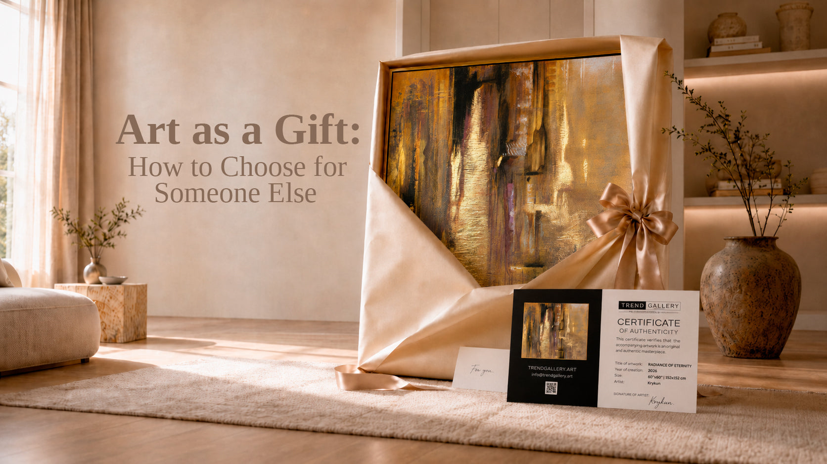 Art as a Gift: How to Choose for Someone Else