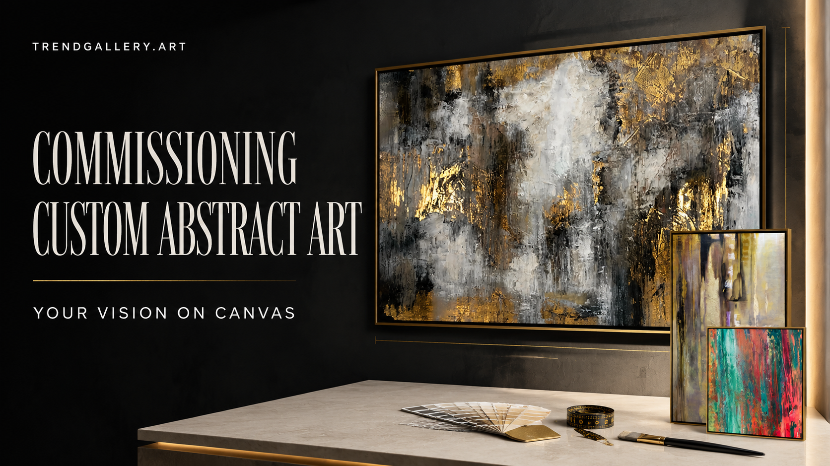 Commissioning Custom Abstract Art: Your Vision on Canvas