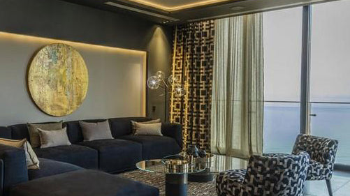 oil paintings in interior