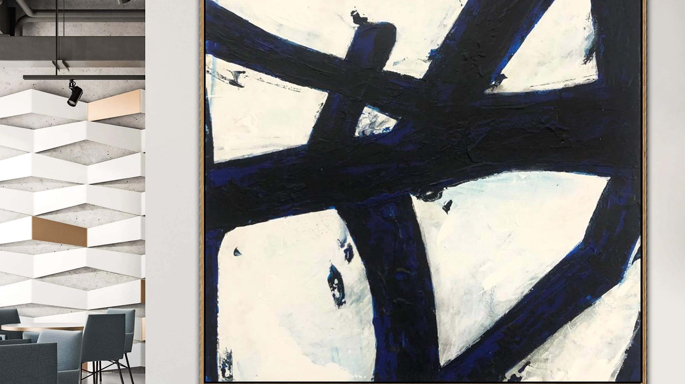 Black & White Abstract Paintings by Franz Kline