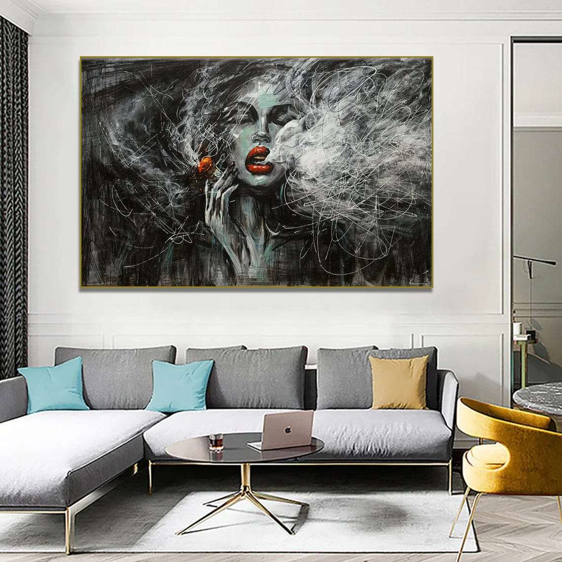 How to Choose the Best Paintings for Your Living Room | TrendGallery –  Trendgallery.art, image size:1140x1140