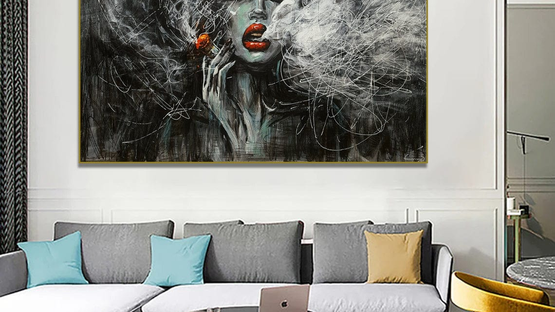 How to Choose the Best Paintings for Your Living Room | TrendGallery