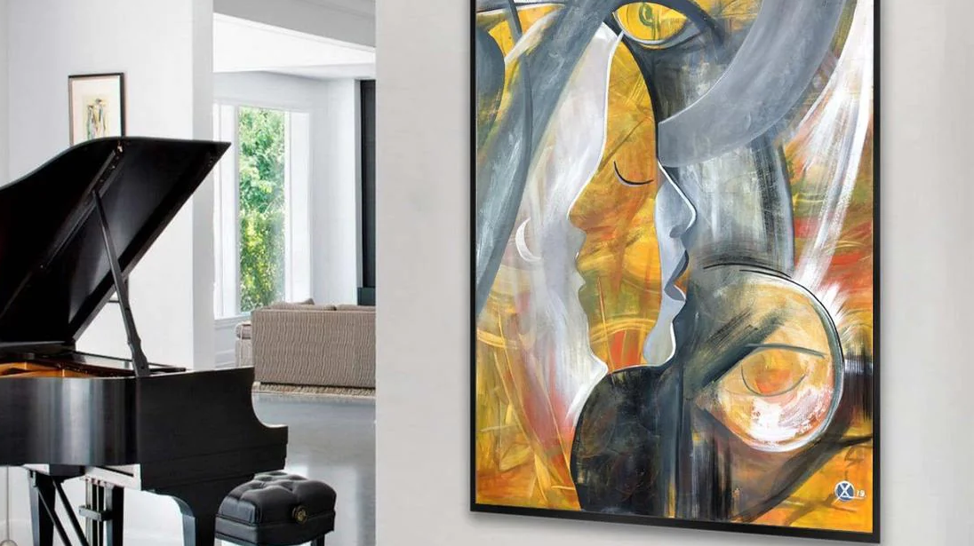 Breathtaking techniques on how to decorate a living room with acrylic on canvas