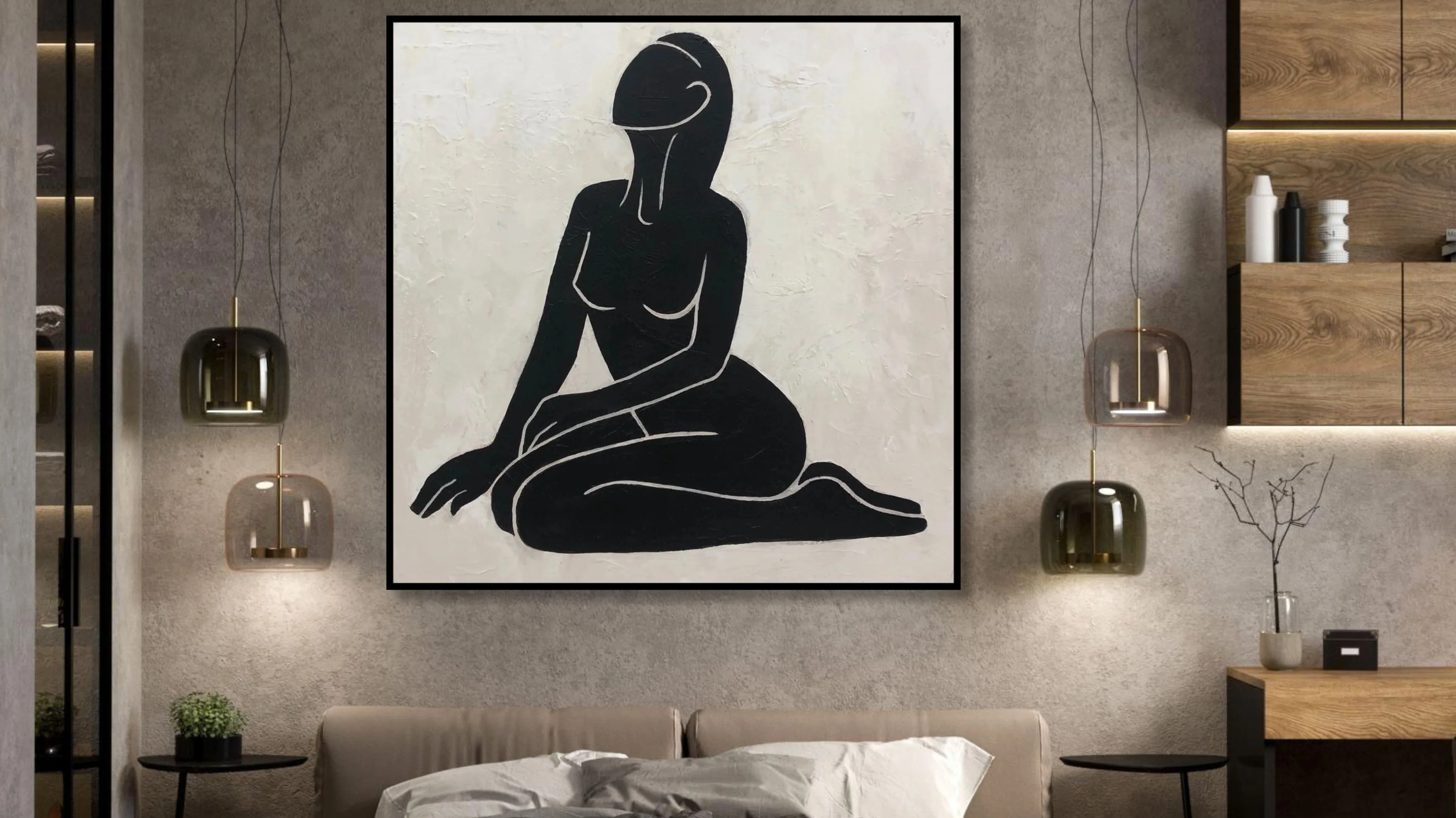 8 Black and White Art for Bedroom