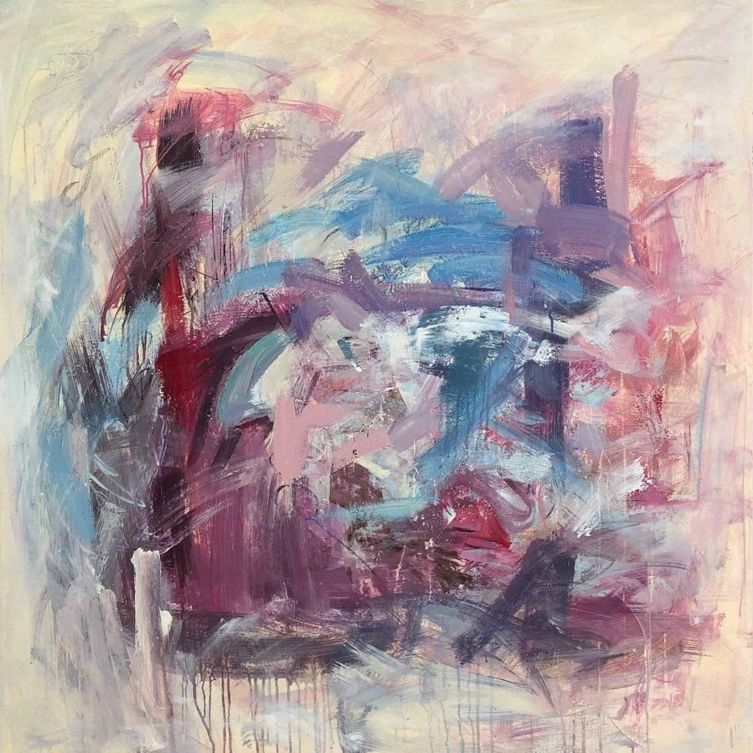 ETUDE OF SPRING 46"x46"
