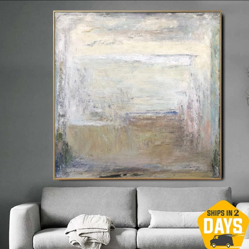 BEIGE NOISE 45.2"x45.2"