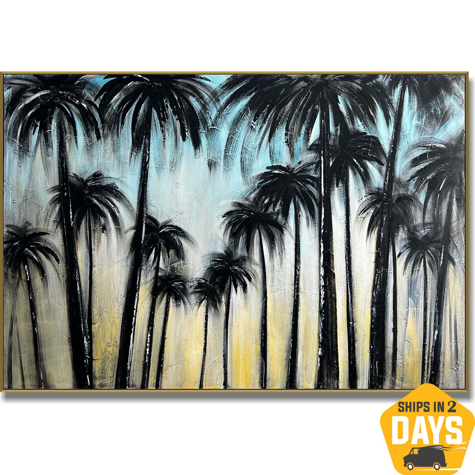 SUNSET PALMS 36"x54"