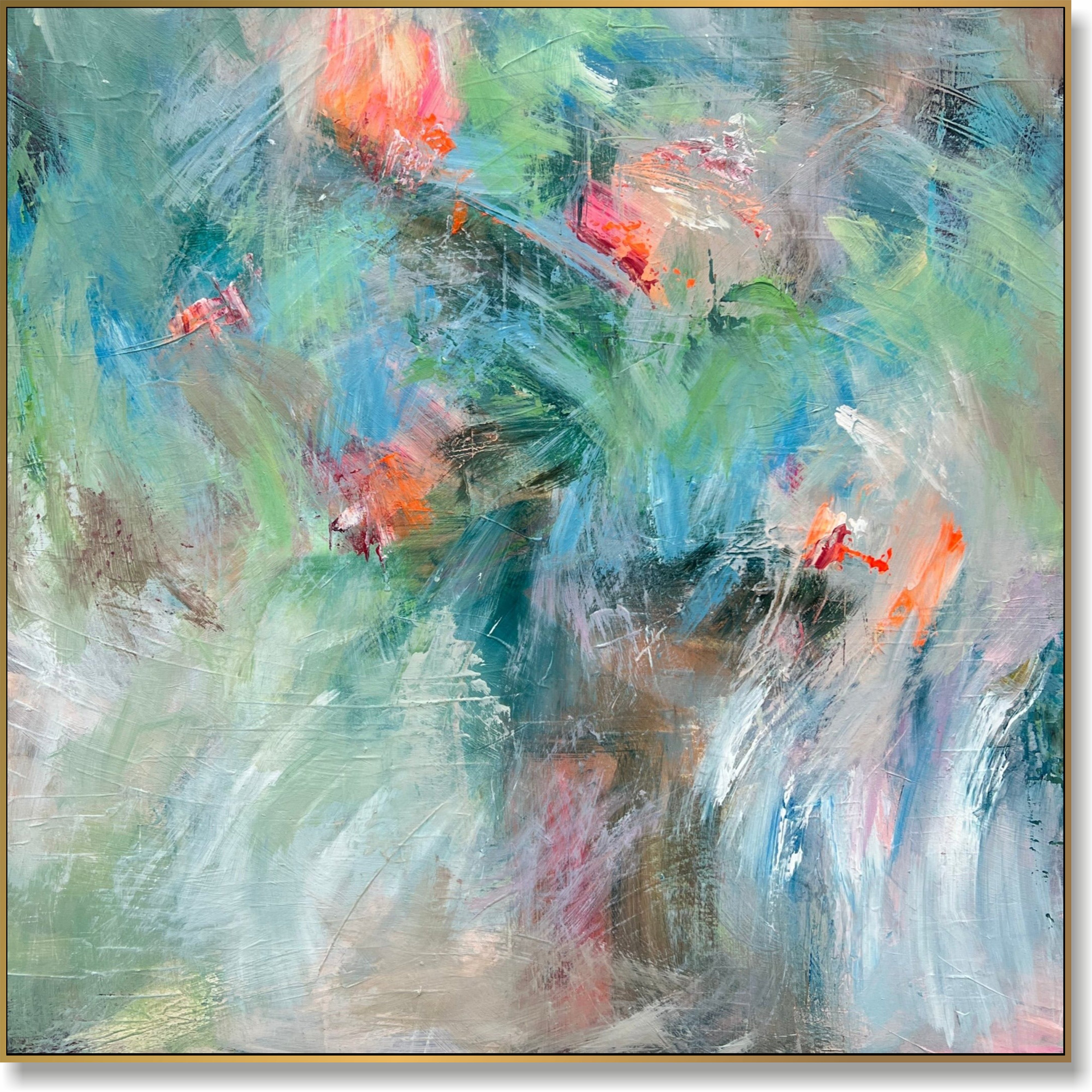 TURQUOISE SPLENDOR Unstretched