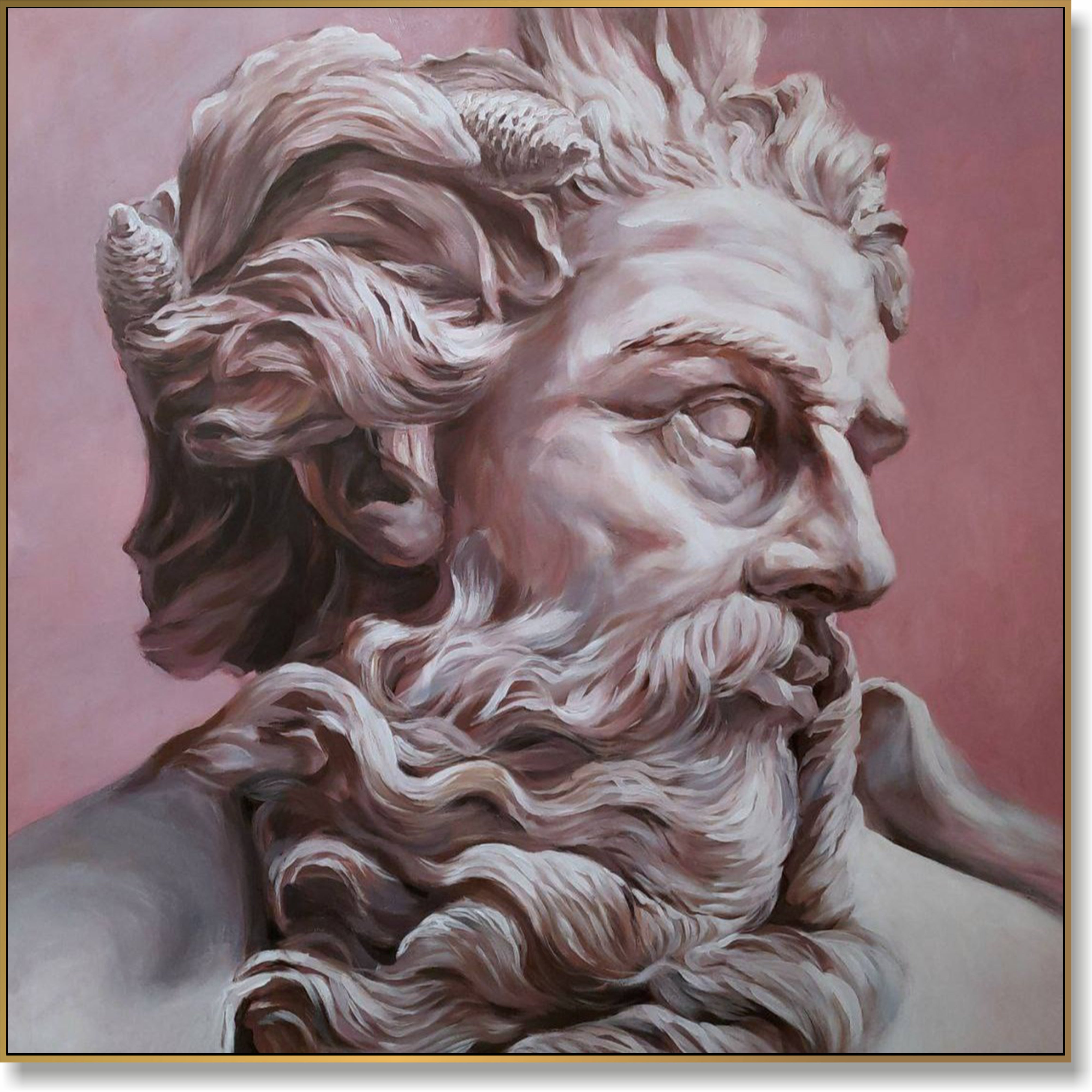 PAINTING FROM PHOTO #37 32"x32" | 81x81 cm