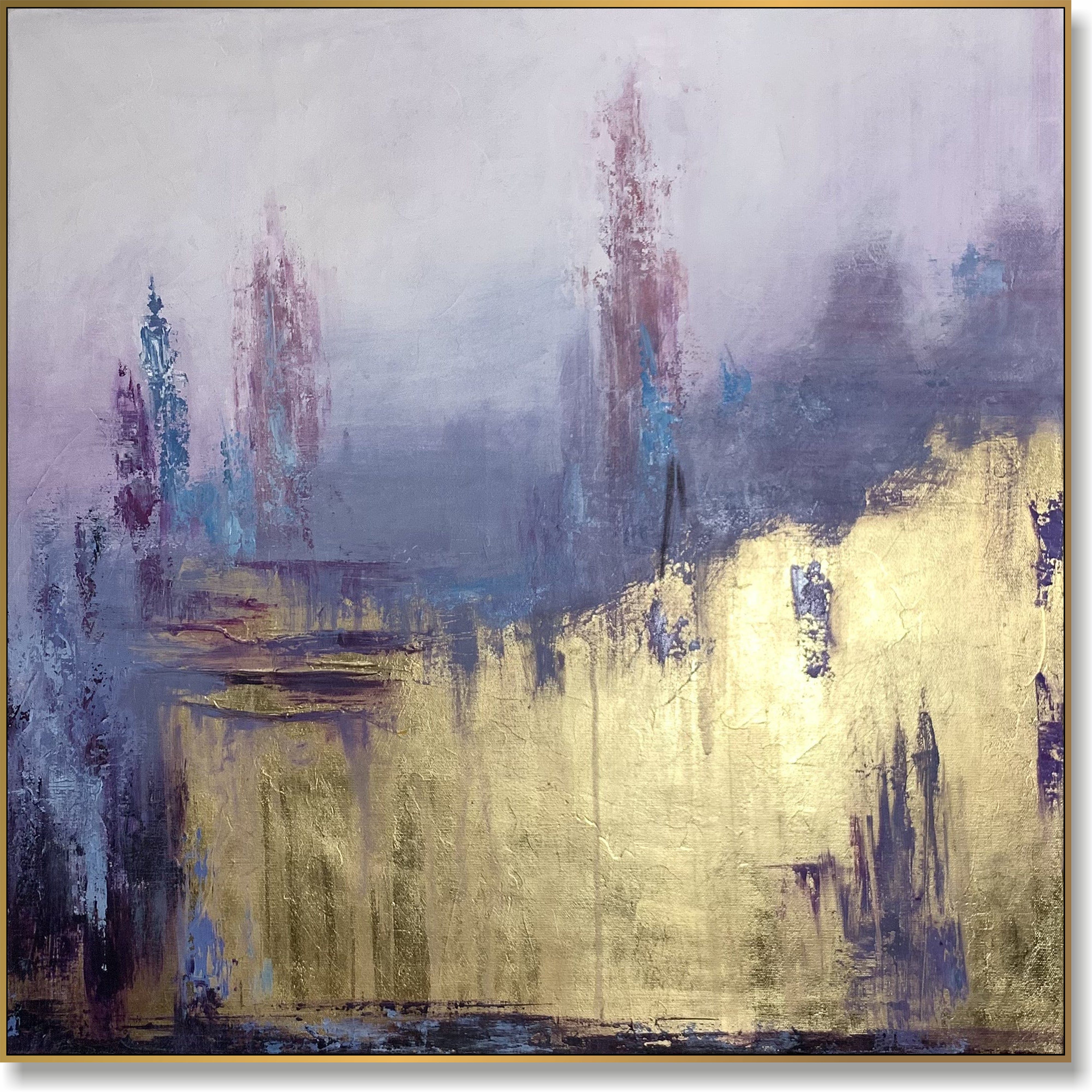 Luxury textured abstract oil painting ASTRAL BODIES