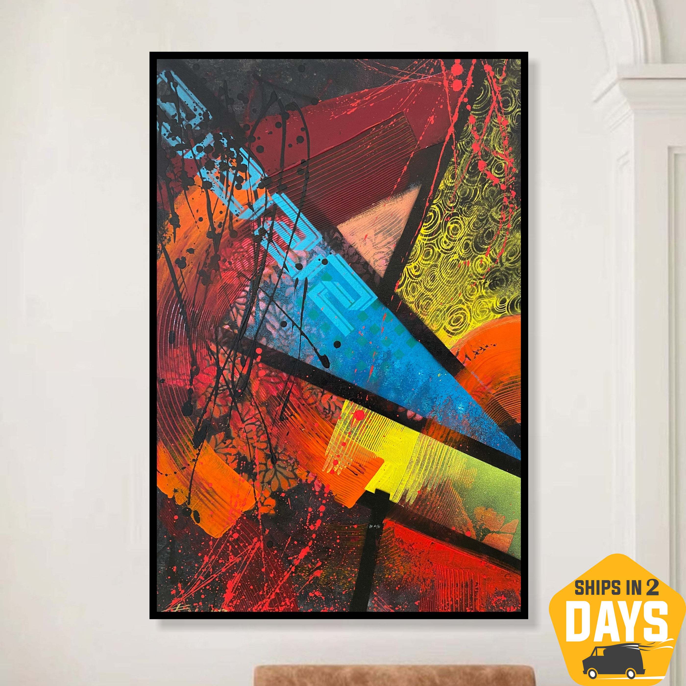 COLOR EXPLOSION 36"x24"