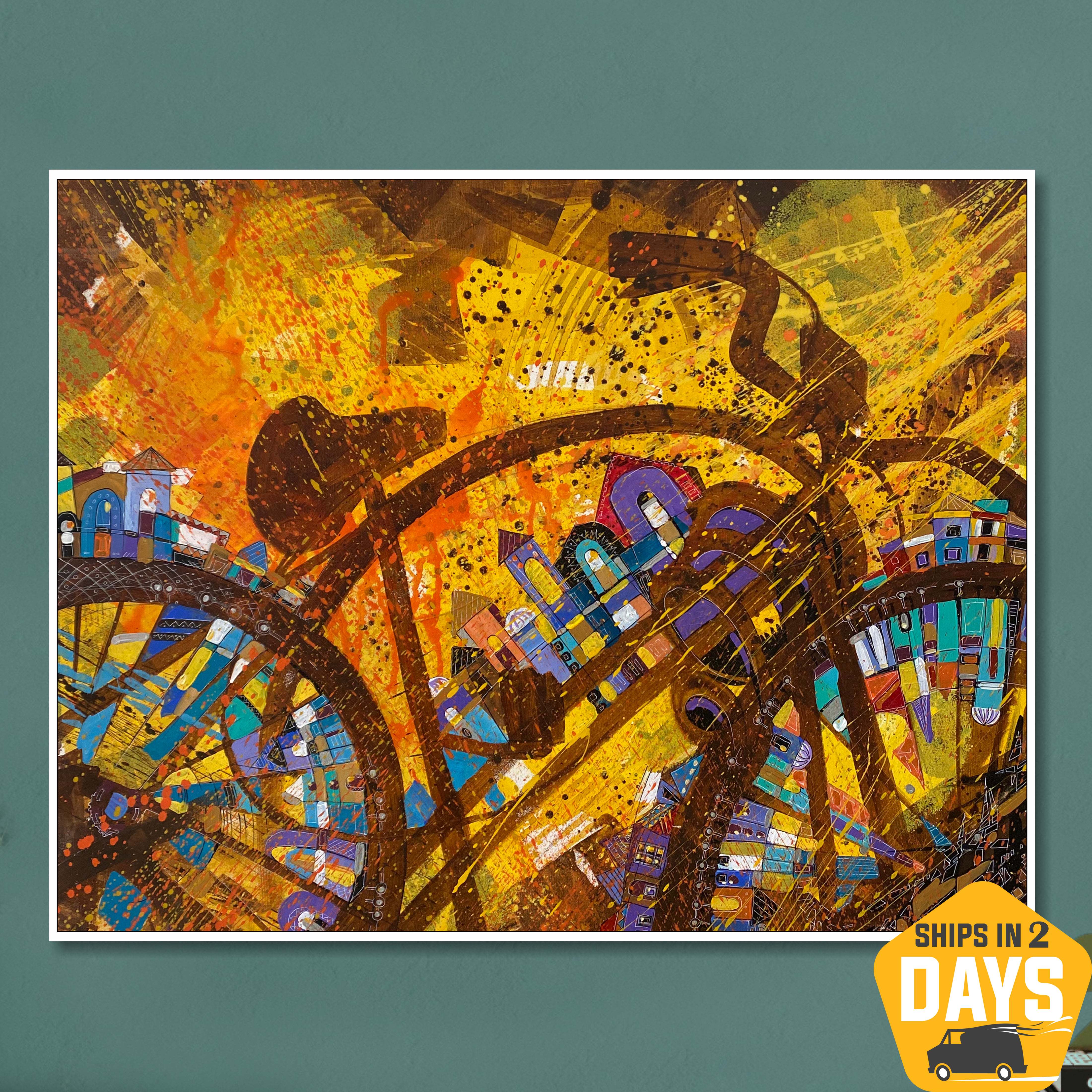 CITY VORTEX 31.5"x39.4"