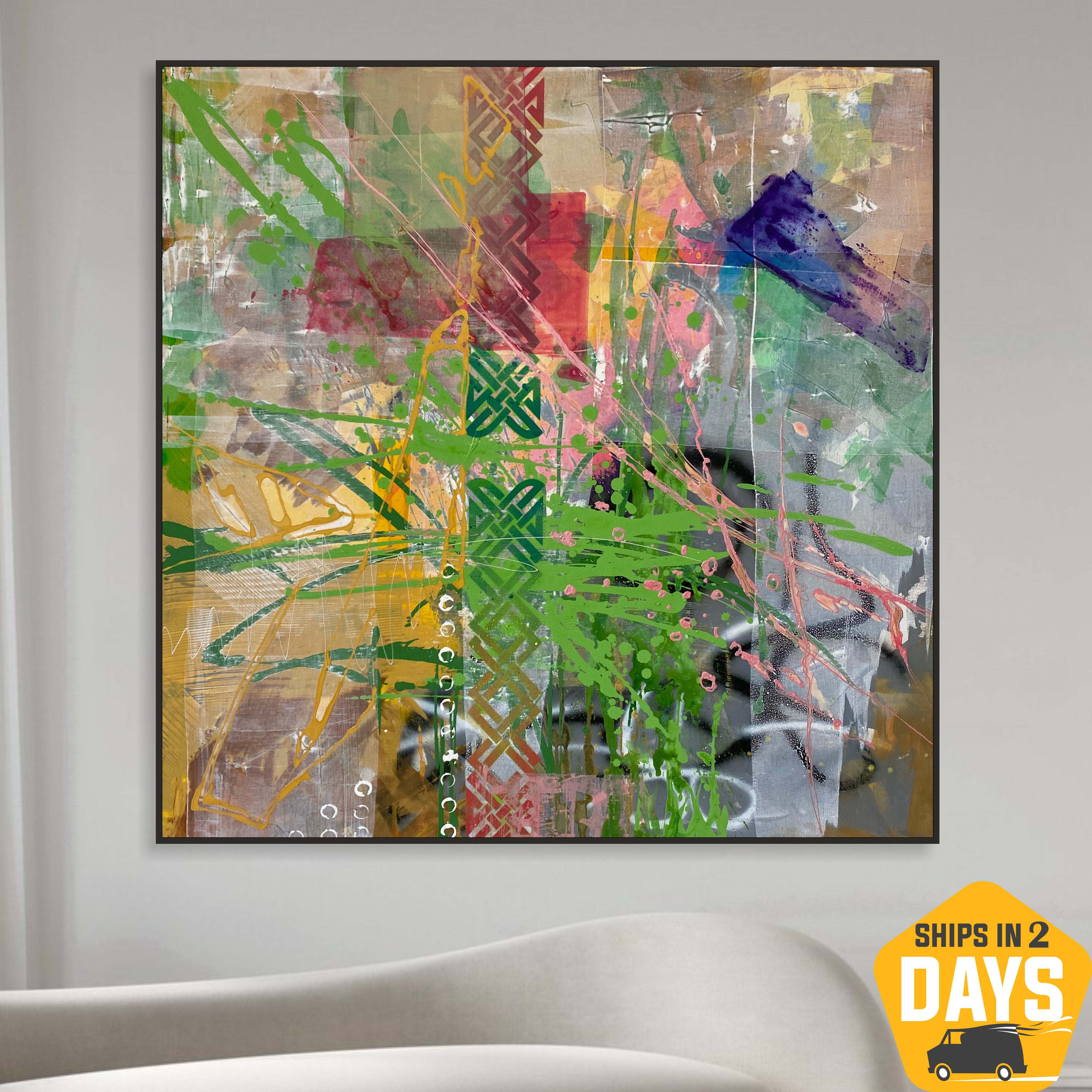 NATURE'S PALIMPSEST 39.4"x39.4"