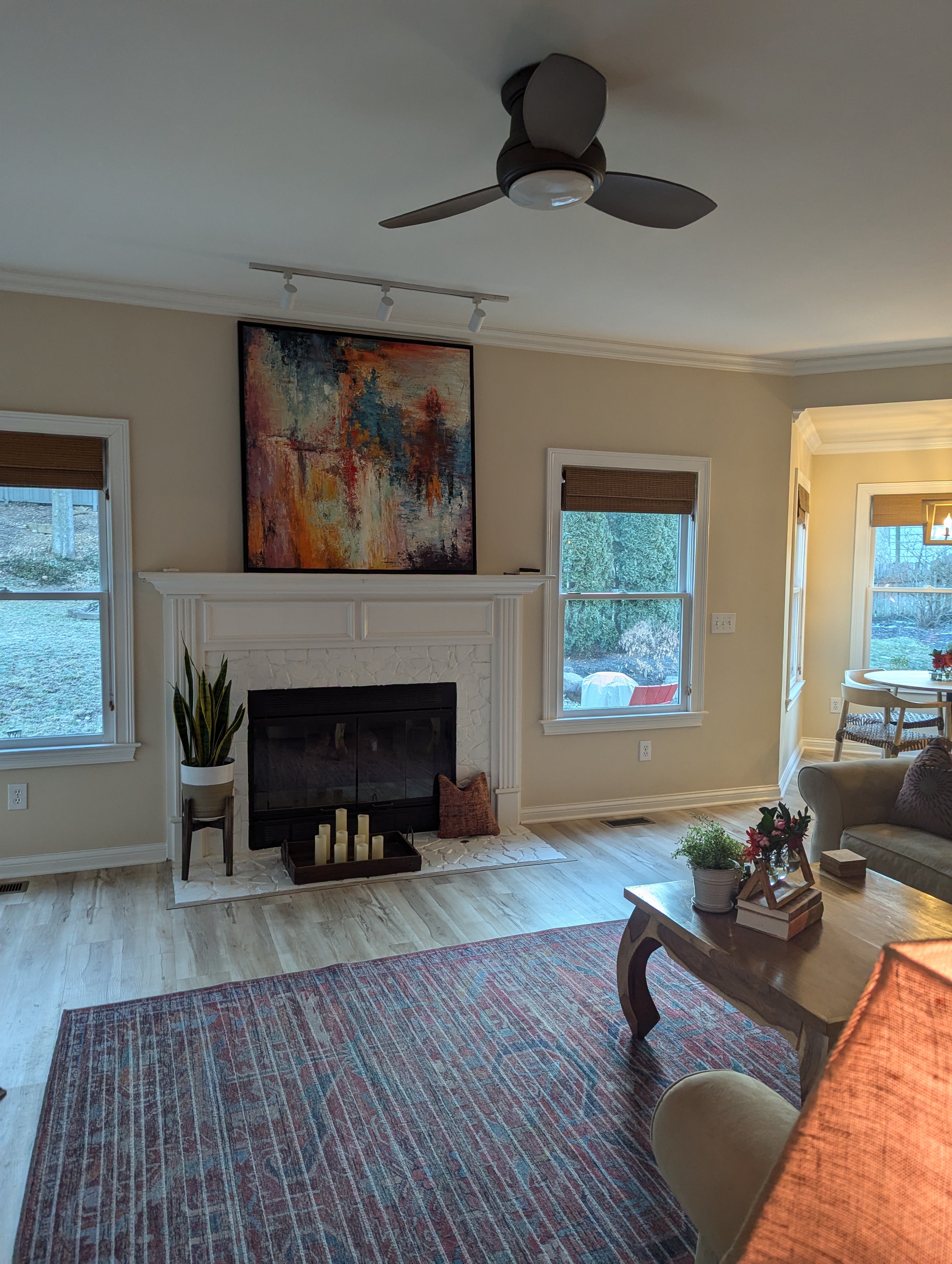 SONG OF NATURE Acrylic, Oil Painting on Canvas Sold to Kristen on January 2025 in size 46"x46"