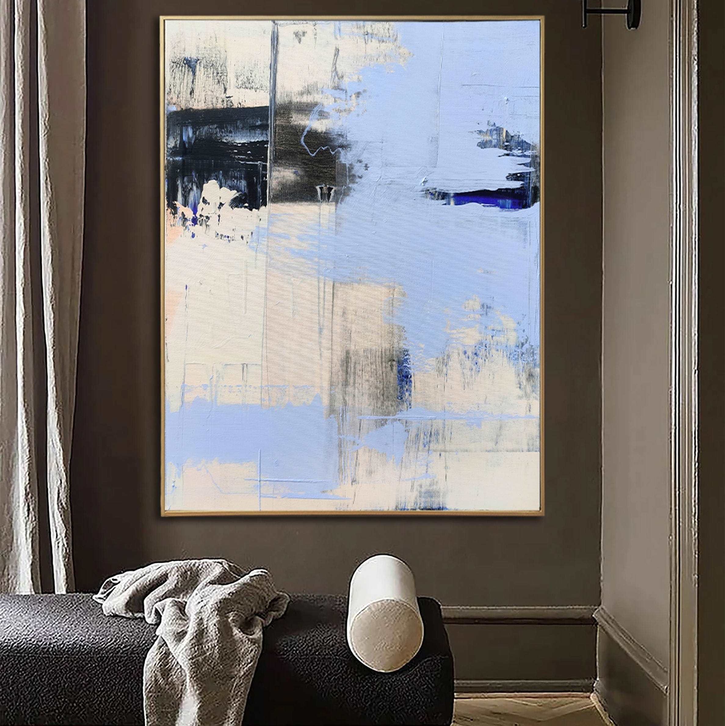 Abstract painting acrylic ASSOCIATION 114 39.37"x29.52"