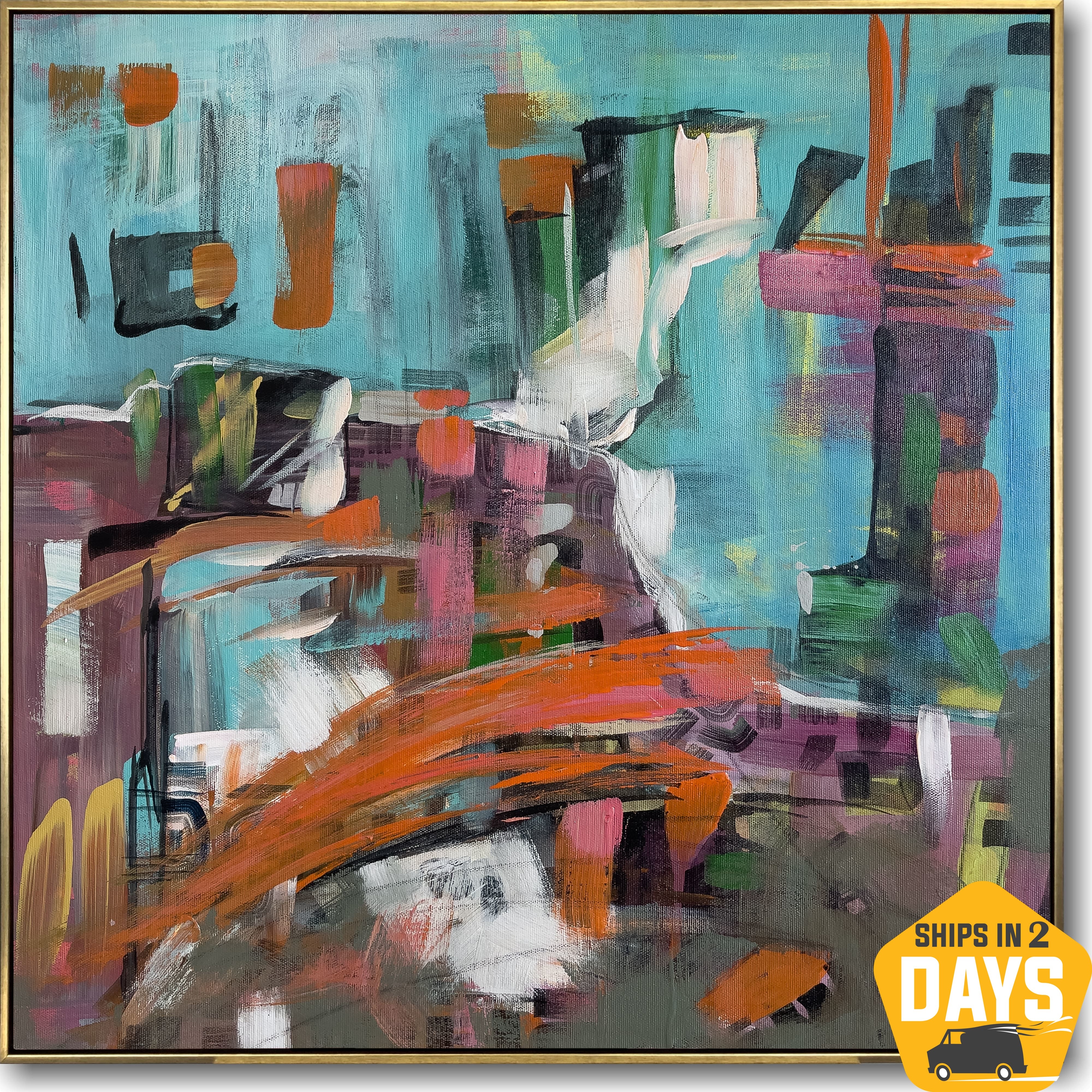 BRAND NEW WORLD 20"x20"