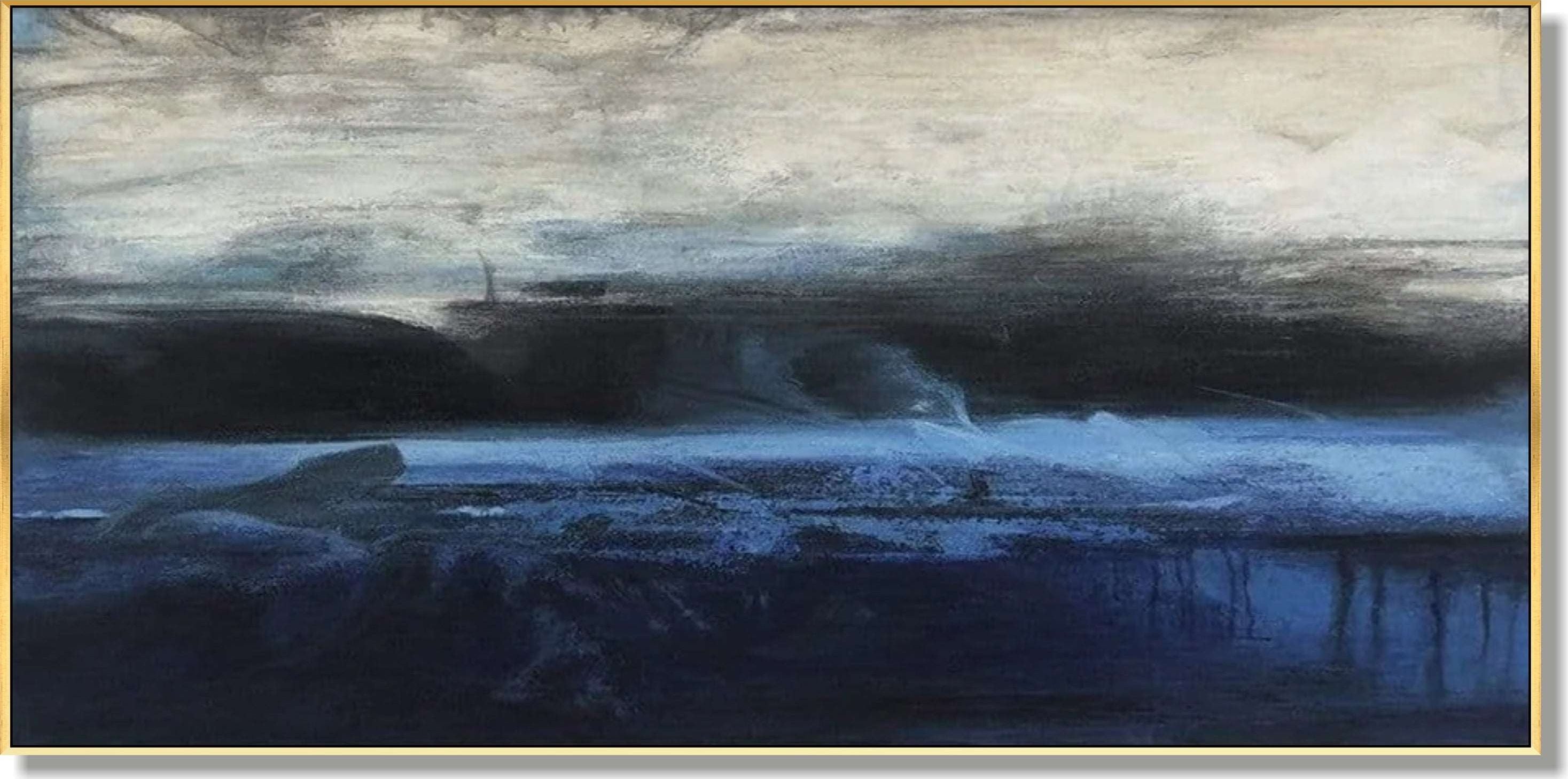 Abstract artwork ocean landscape MORNING OCEAN