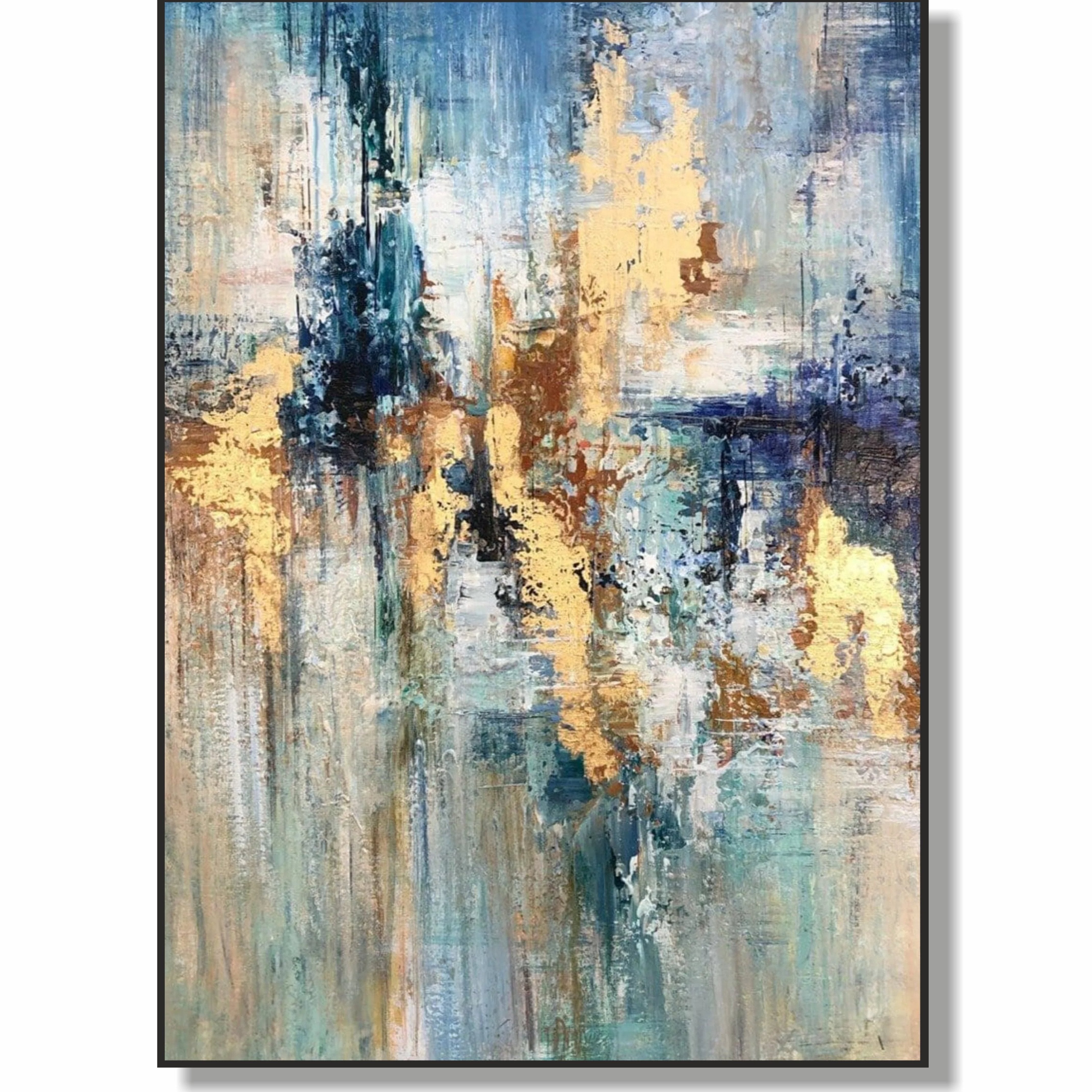 Wall art living room decor SUN OVER THE RIVER