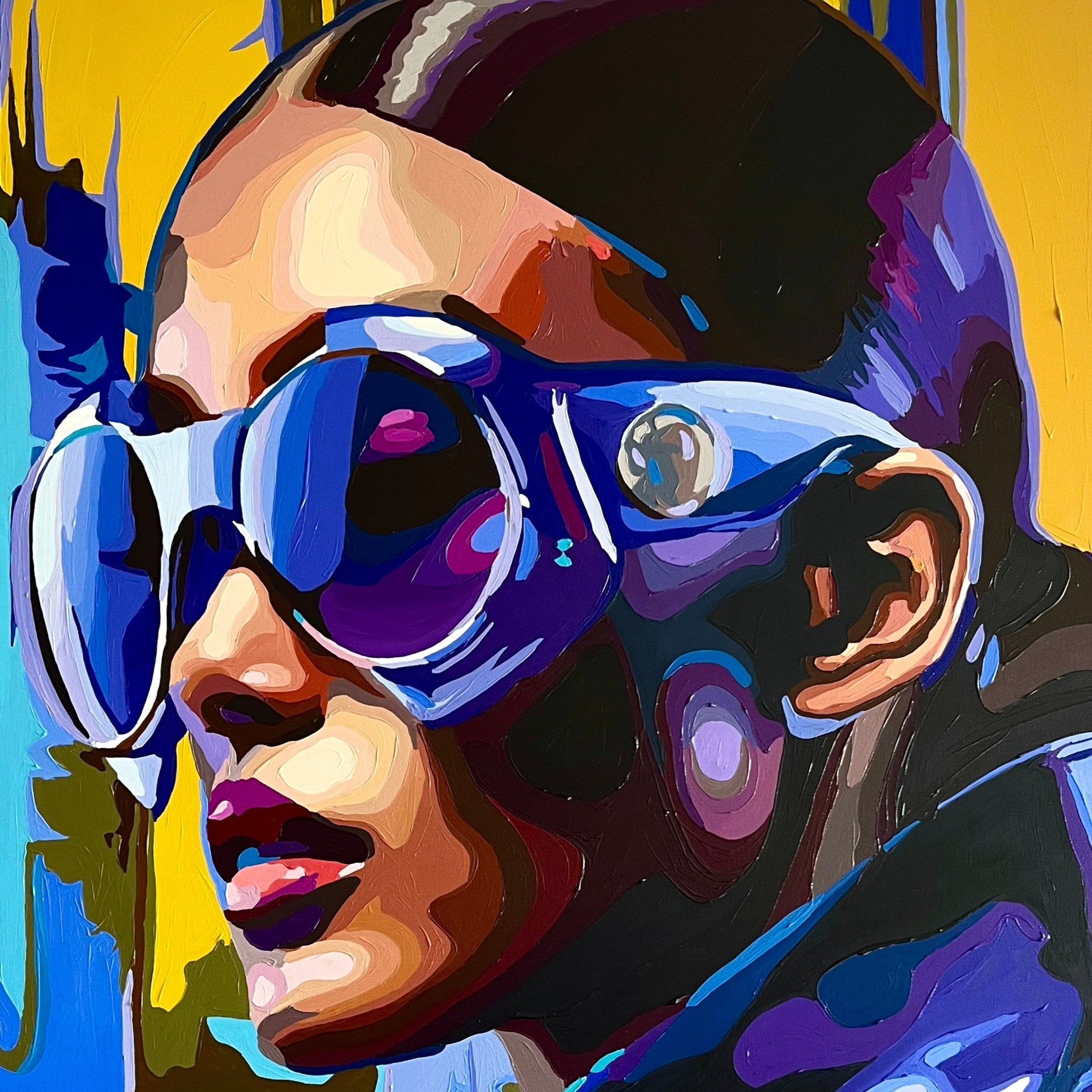 GIRL FROM THE FUTURE 43.3"x31.5"