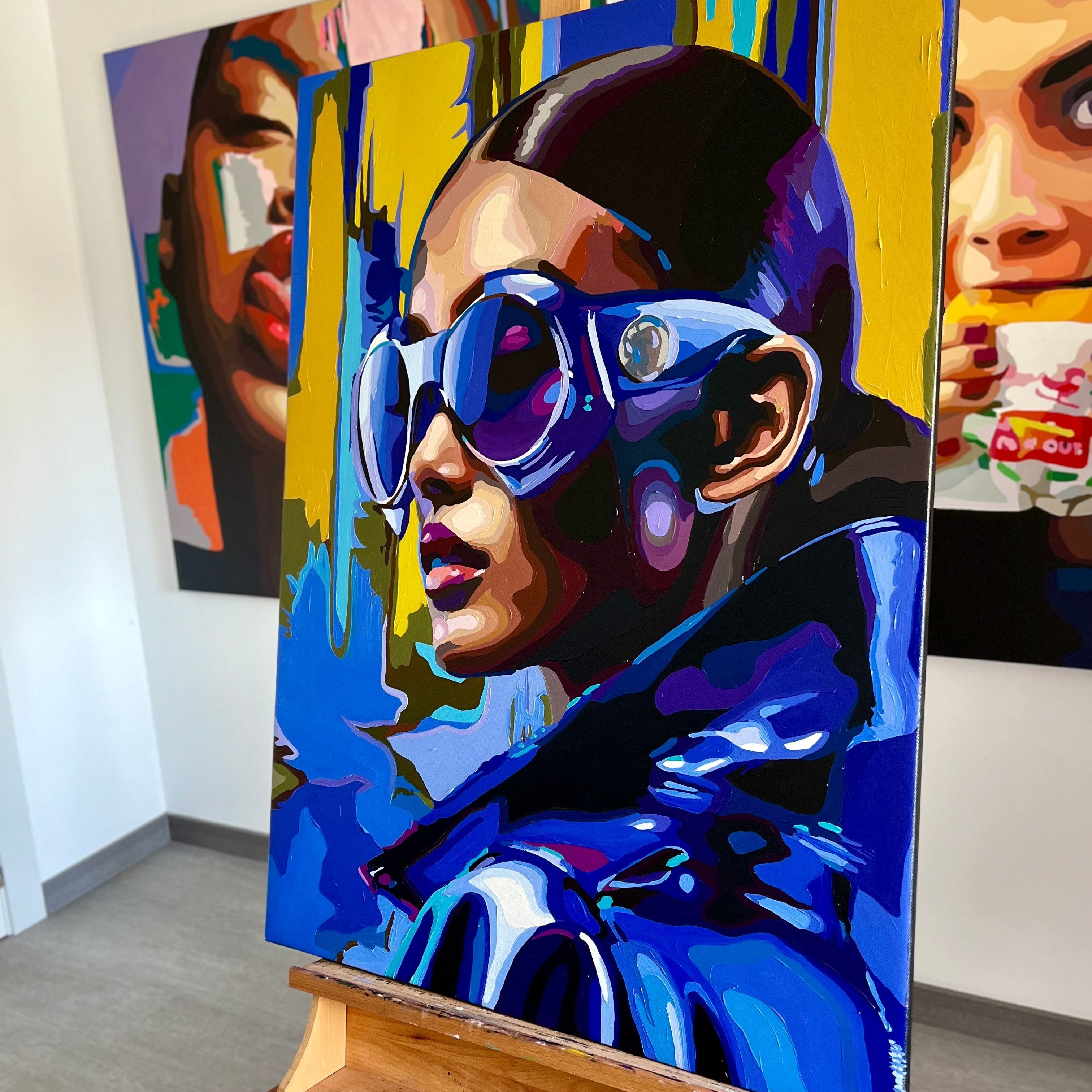 GIRL FROM THE FUTURE 43.3"x31.5"