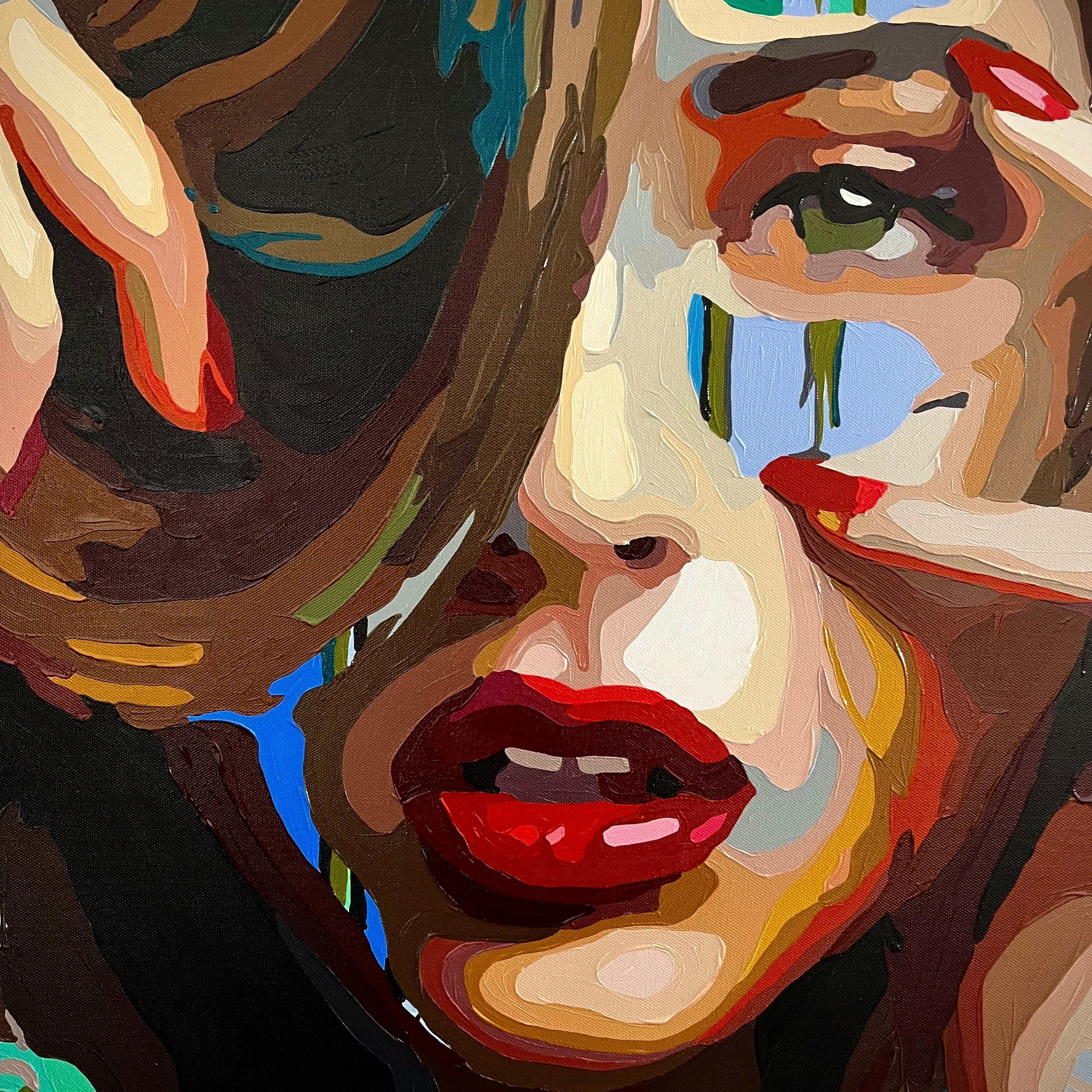 SHE FELL IN LOVE 43.3"x31.5"