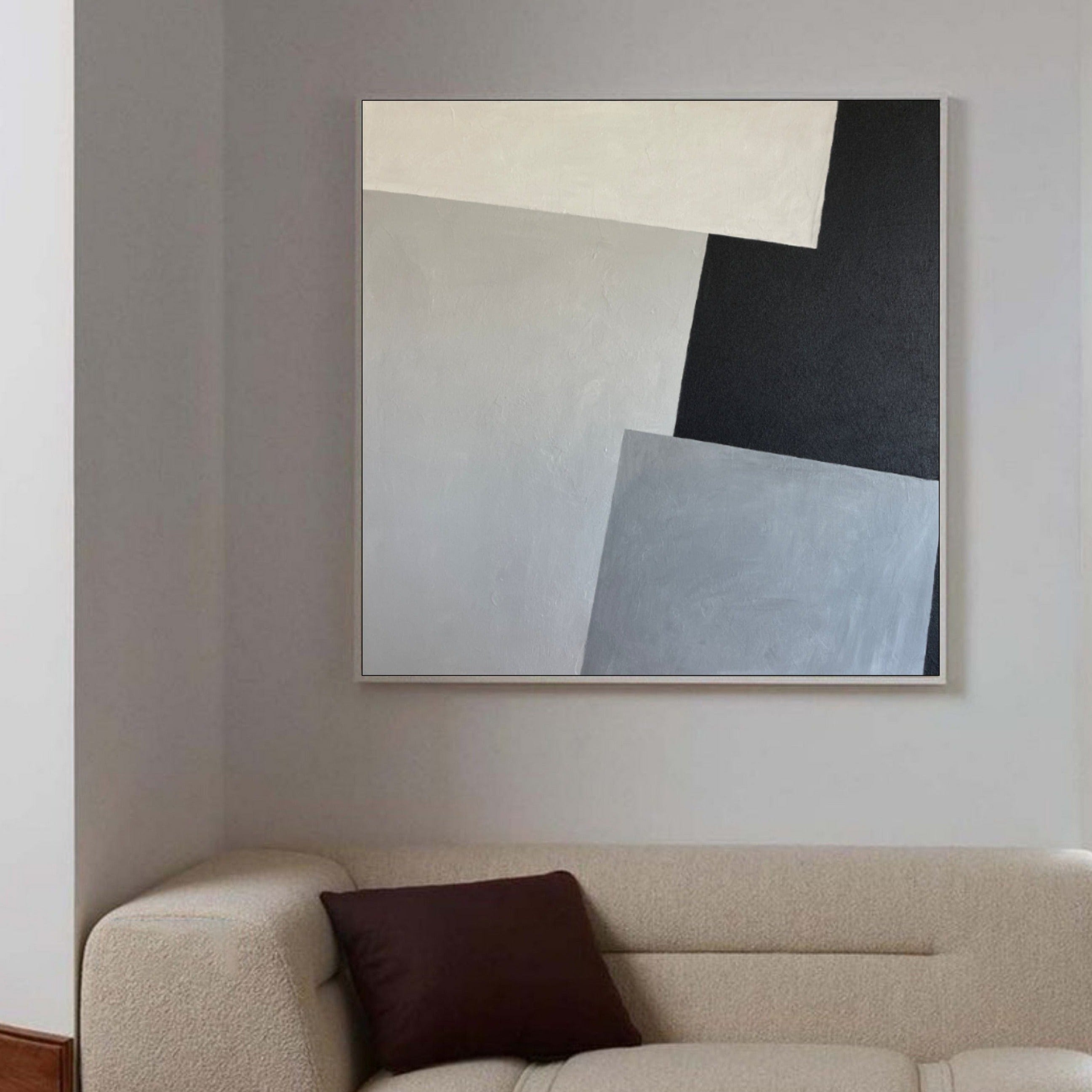 Geometric figures modern art GRAY SLOT
