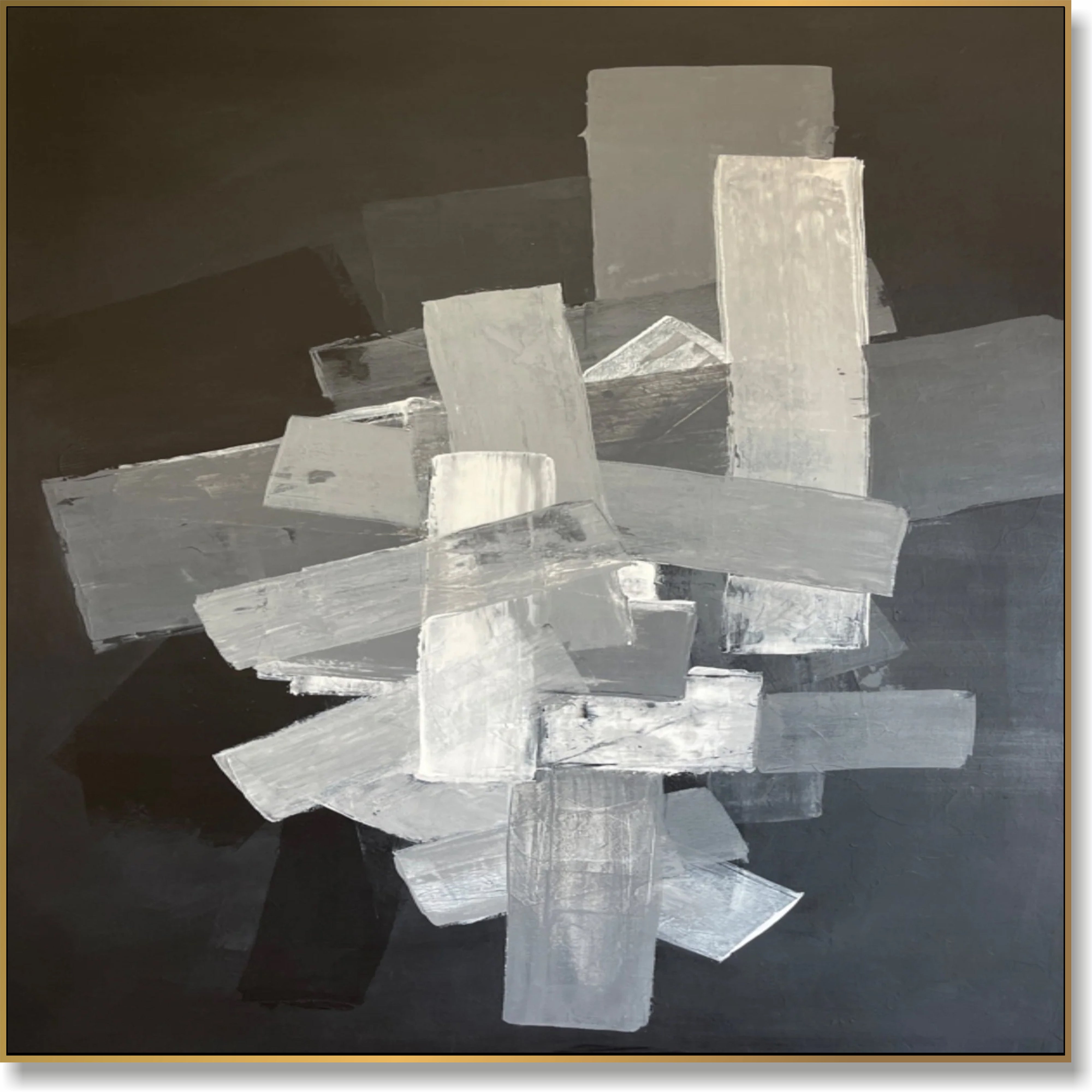 GRAY TILES Unstretched