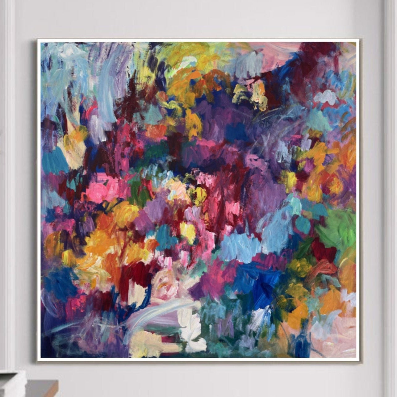 Flower Paintings, Texture Painting, Palette Knife Painting, Acrylic Fl –  artworkcanvas