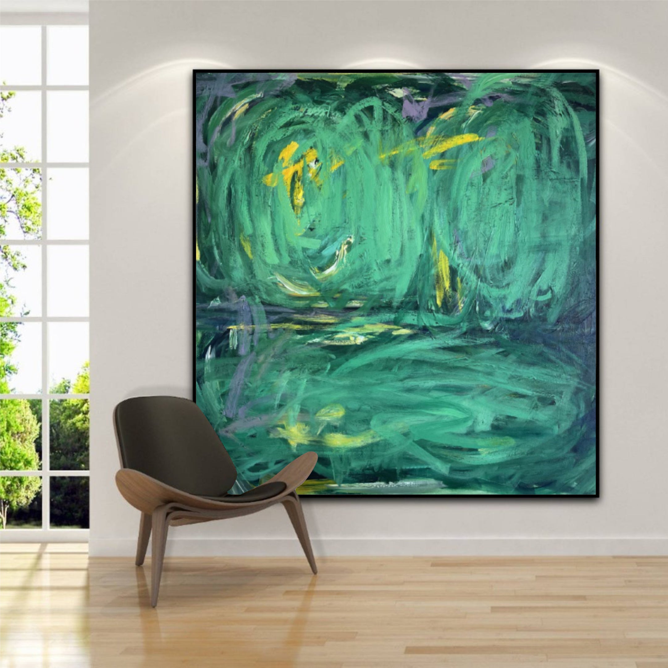 GREEN MADNESS 40"x40"