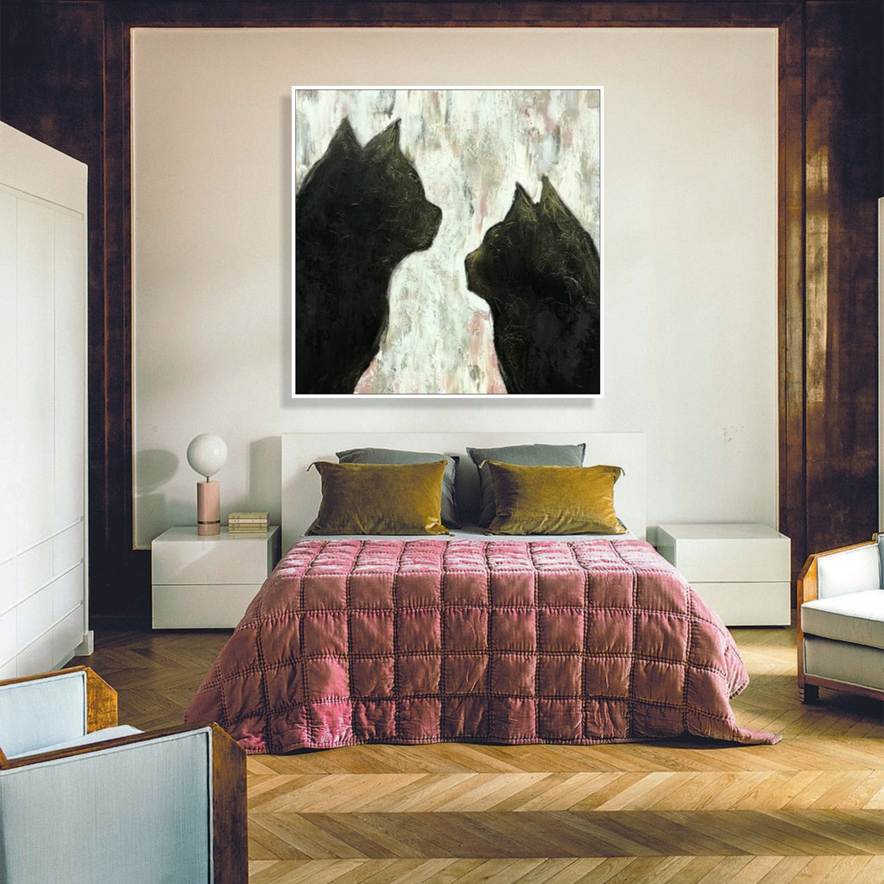 Nature-insrided original wall art CATS VENUE