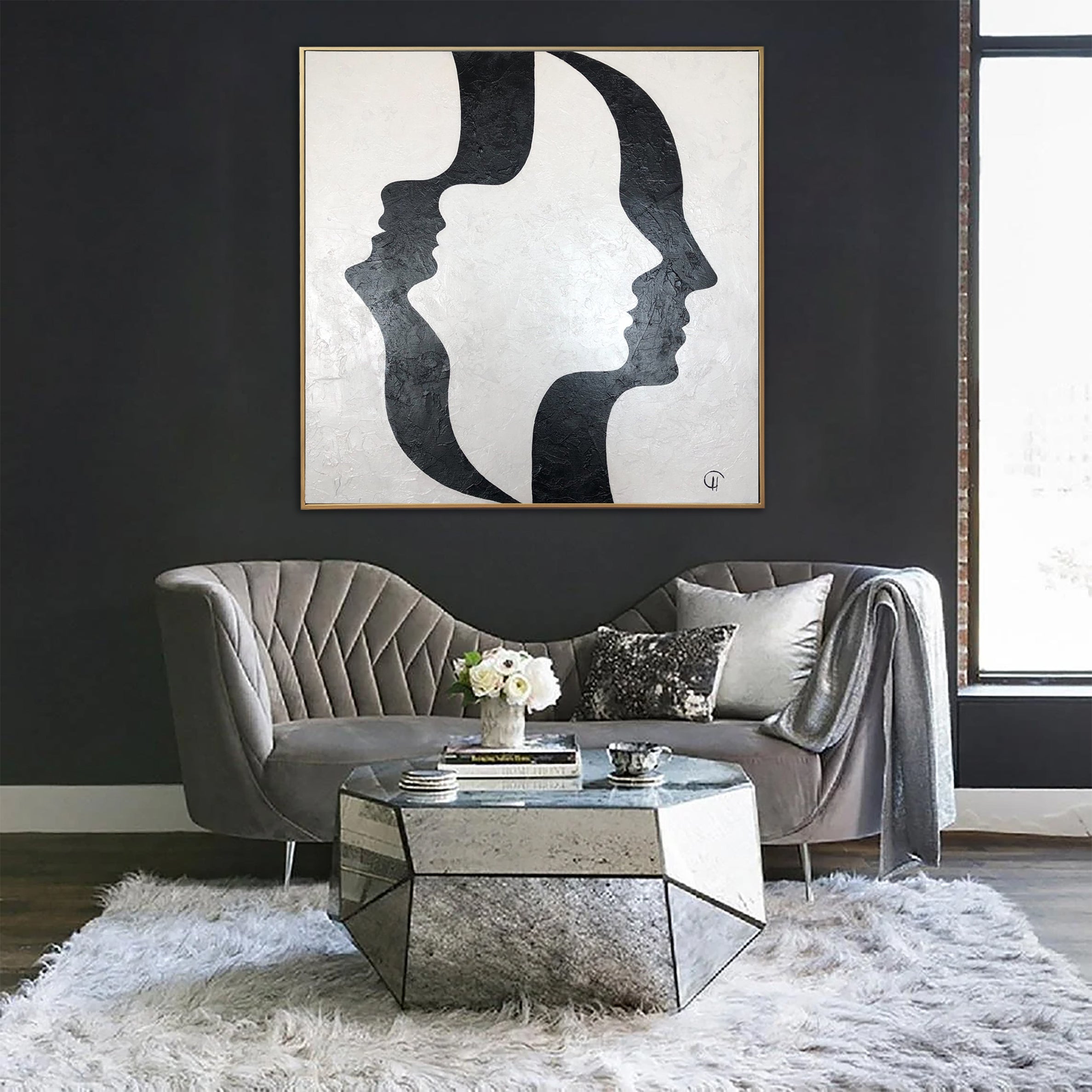 OPTICAL ILLUSION 27.5"x27.5"