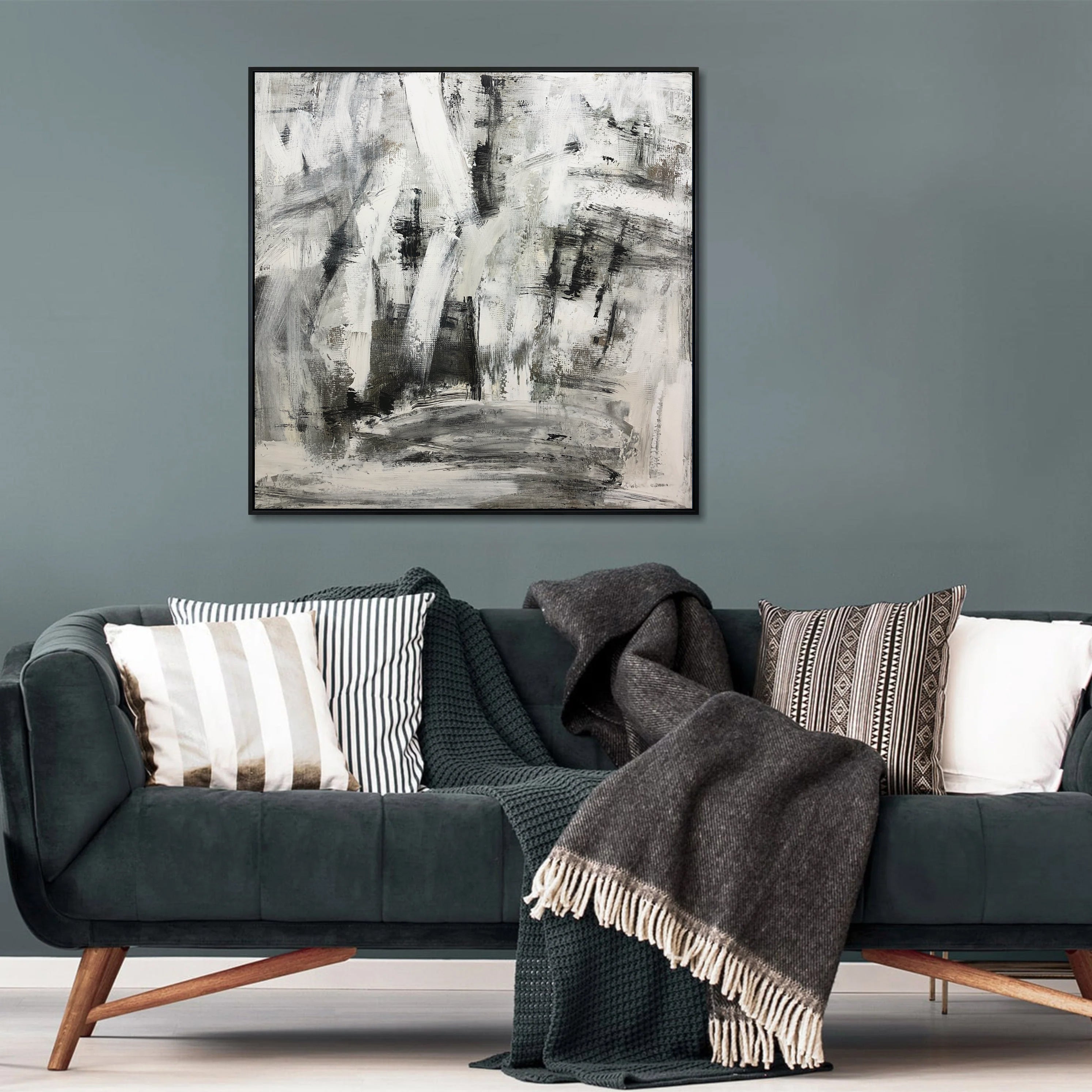 MONOCHROME PULSE 40"x40"