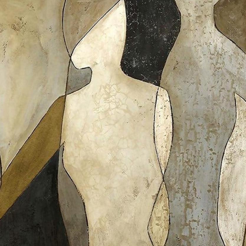 Figurative abstract romantic art SOUL REFLECTION