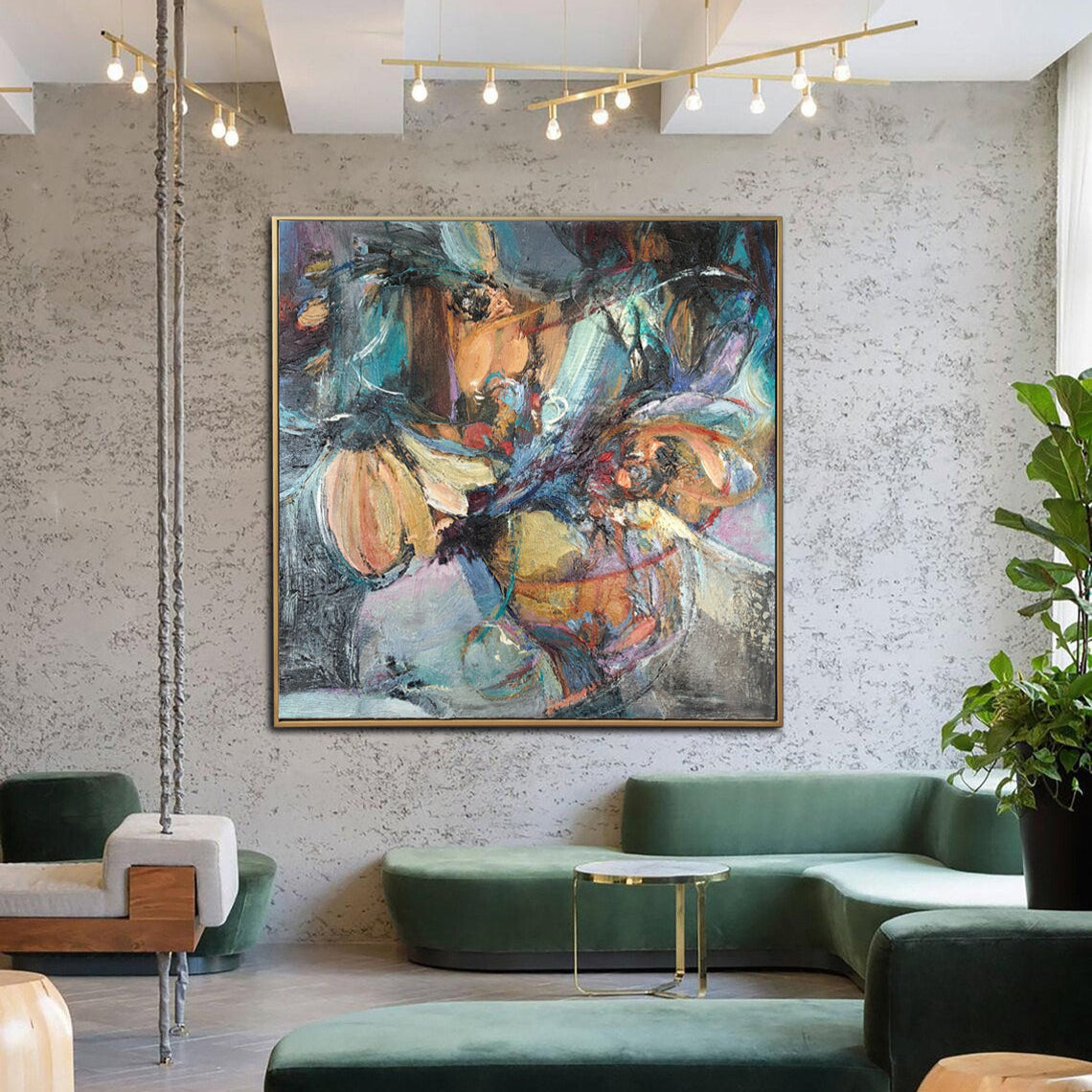 FLORAL SOLUTION 19.68"x19.68"