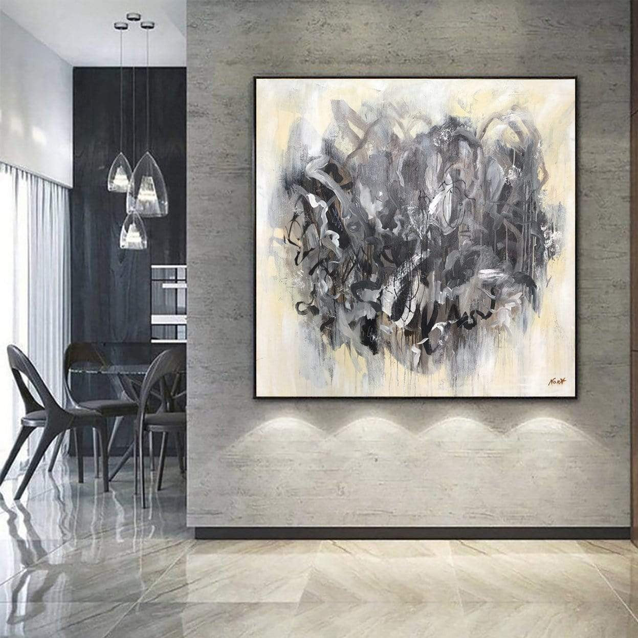 THE HEART OF THE METROPOLIS 40"x40"