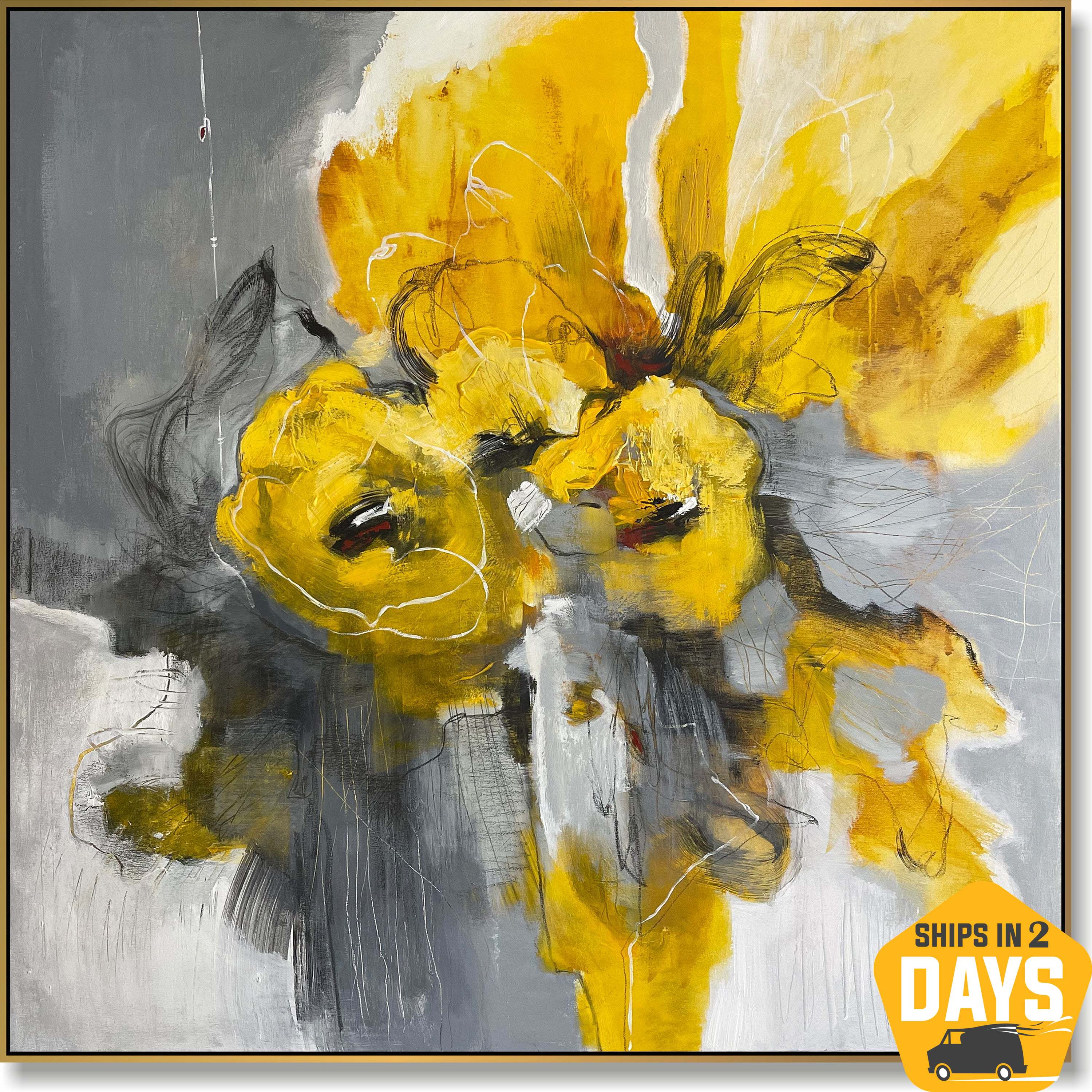 RADIANT FLORA 39.3"x39.3"