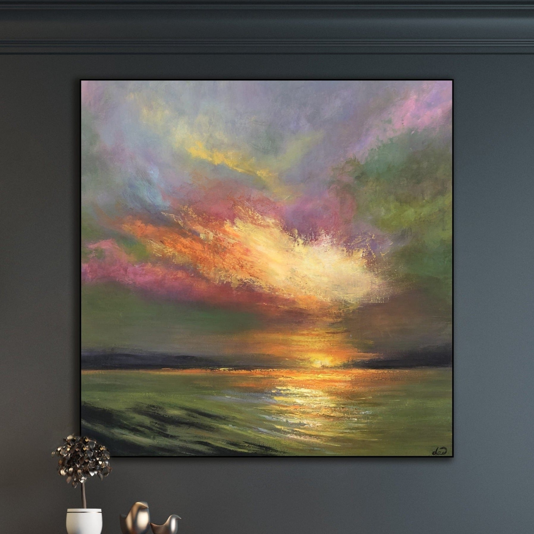 SUNSET OVER THE OCEAN Unstretched