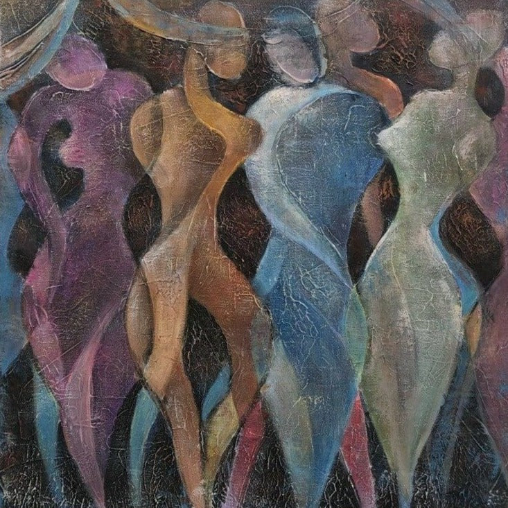 Oil painting wall hanging decor DIVERSITY