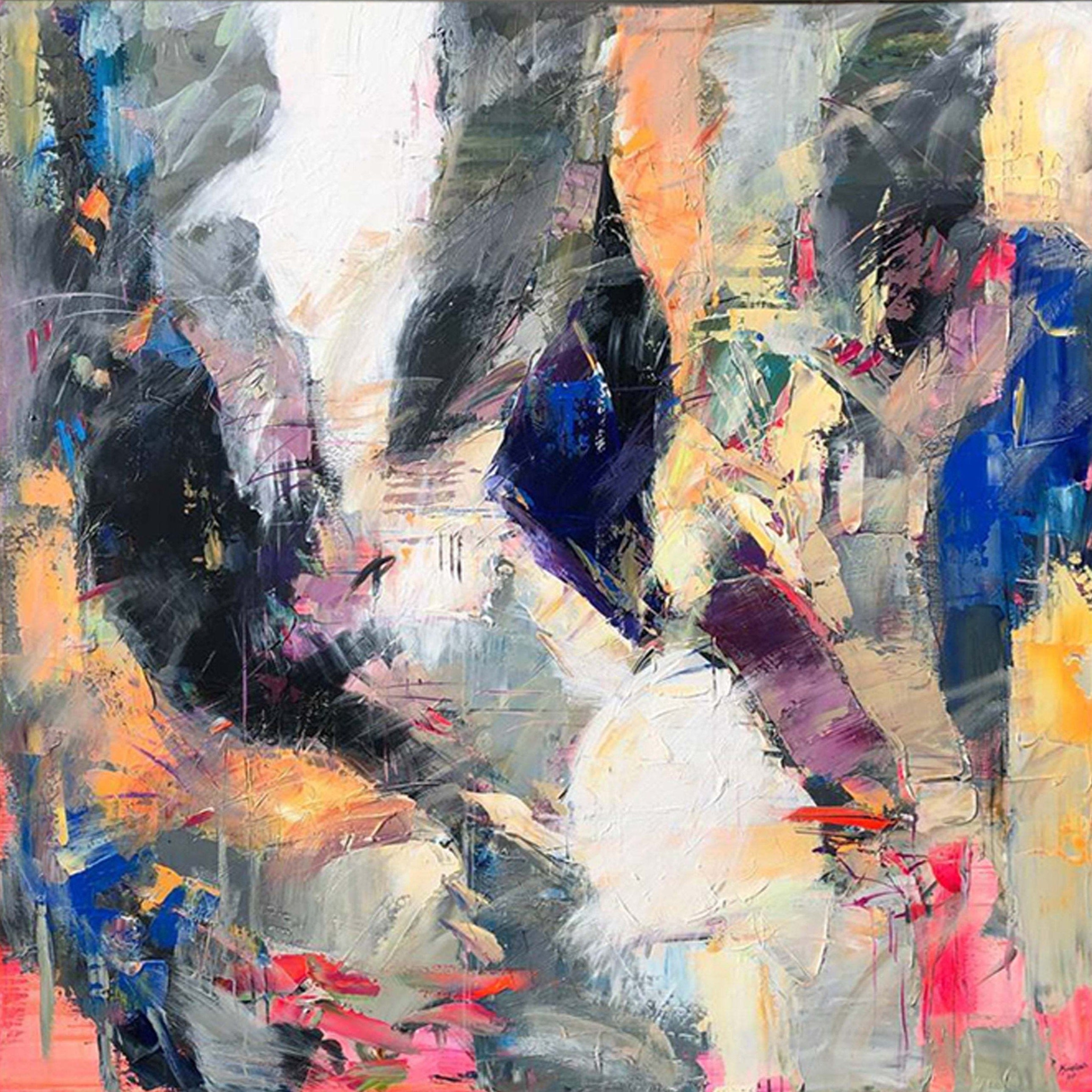 COLORFUL STAGE 60"x60"