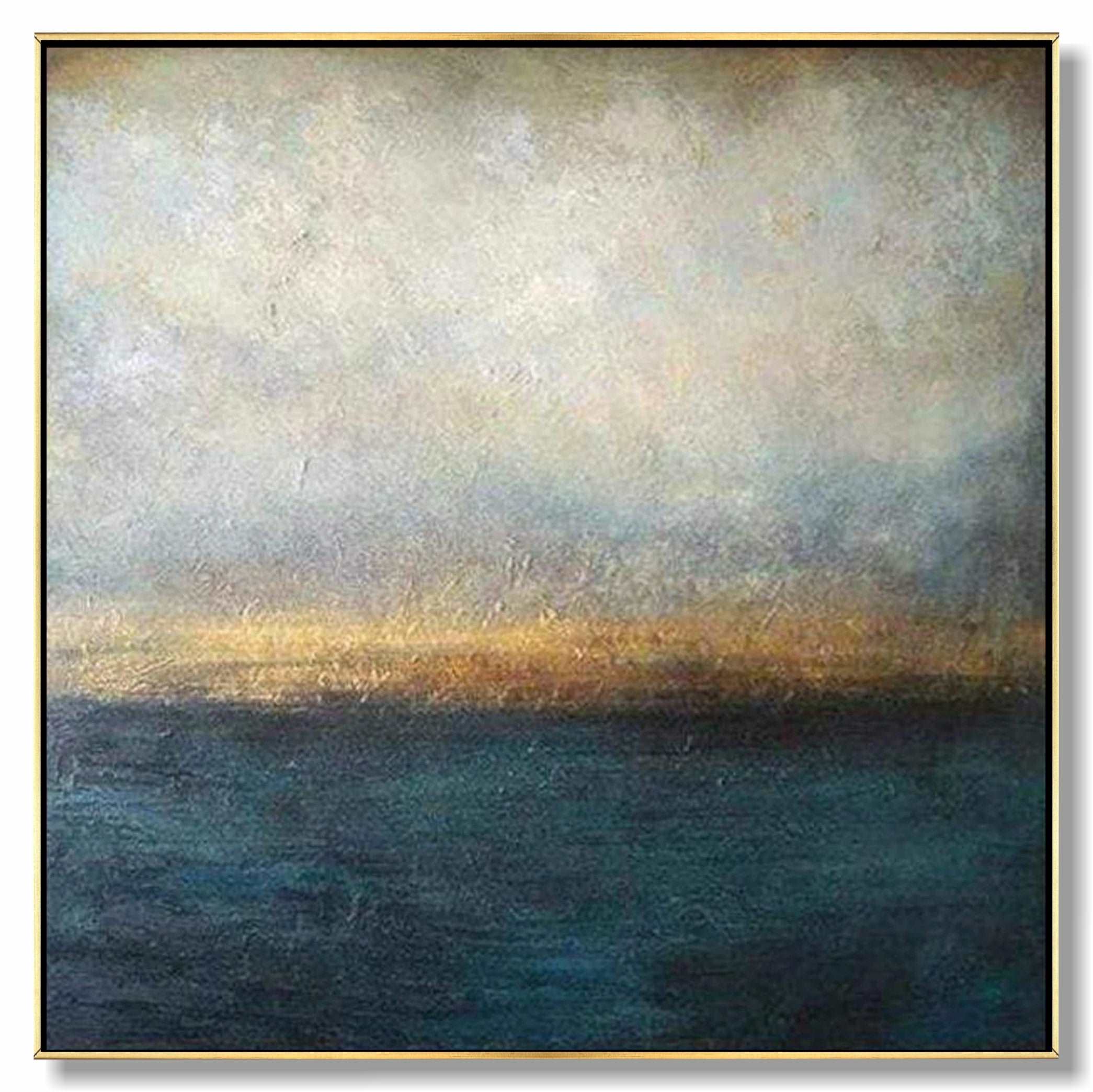 Abstract ocean oil painting WATERSCAPE