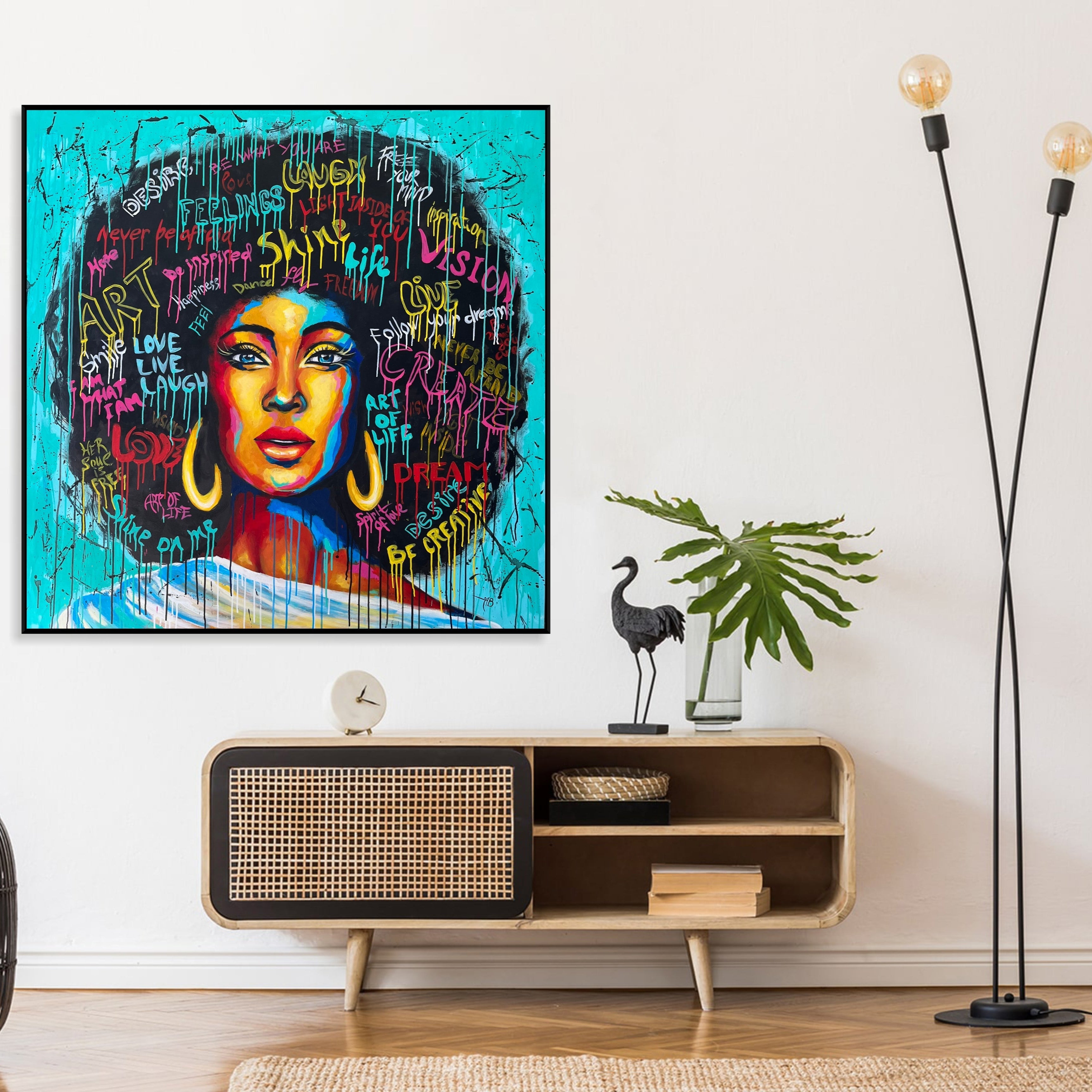 BE WHAT YOU ARE 54"x54"