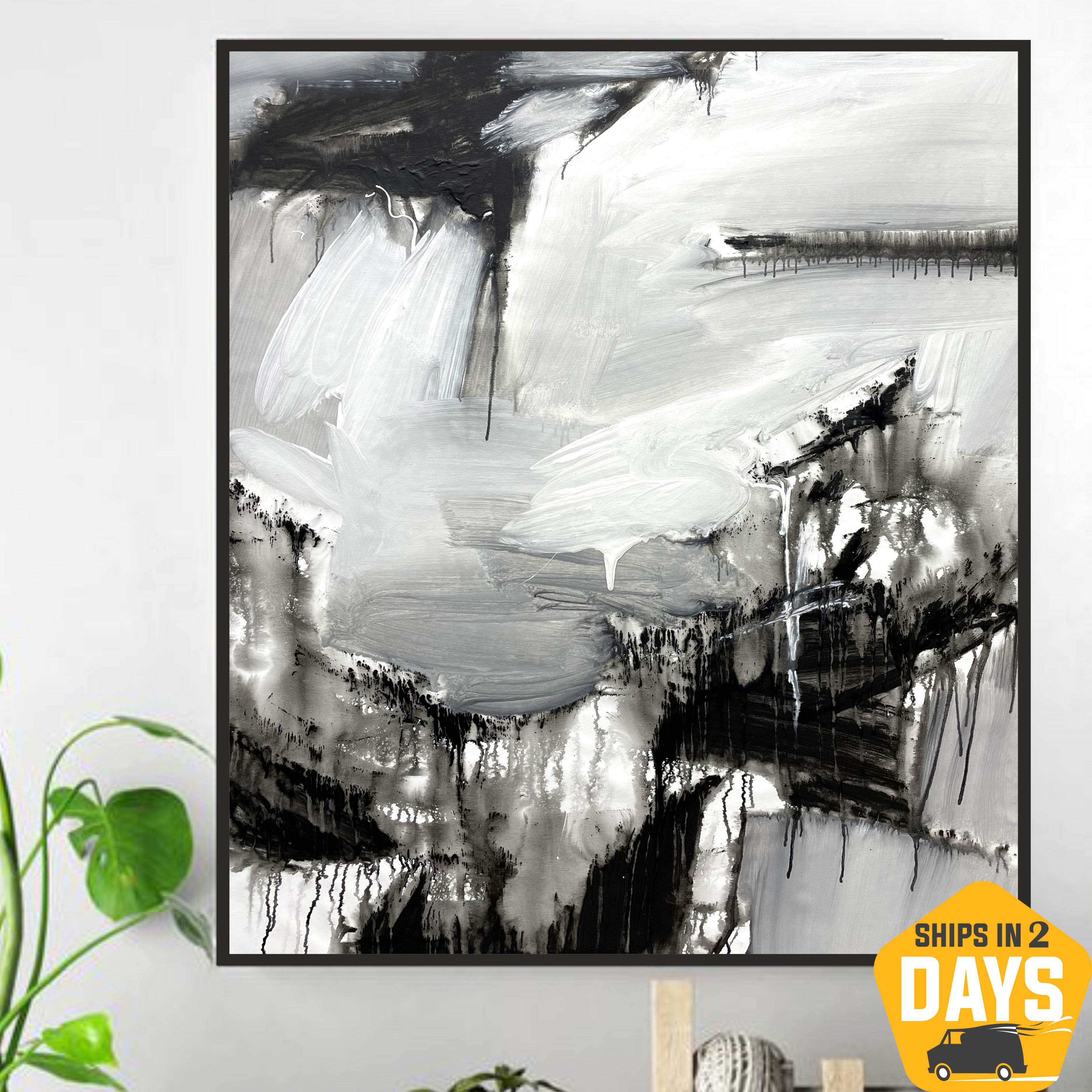 WHITE AND BLACK 2 47.2"x39.4"