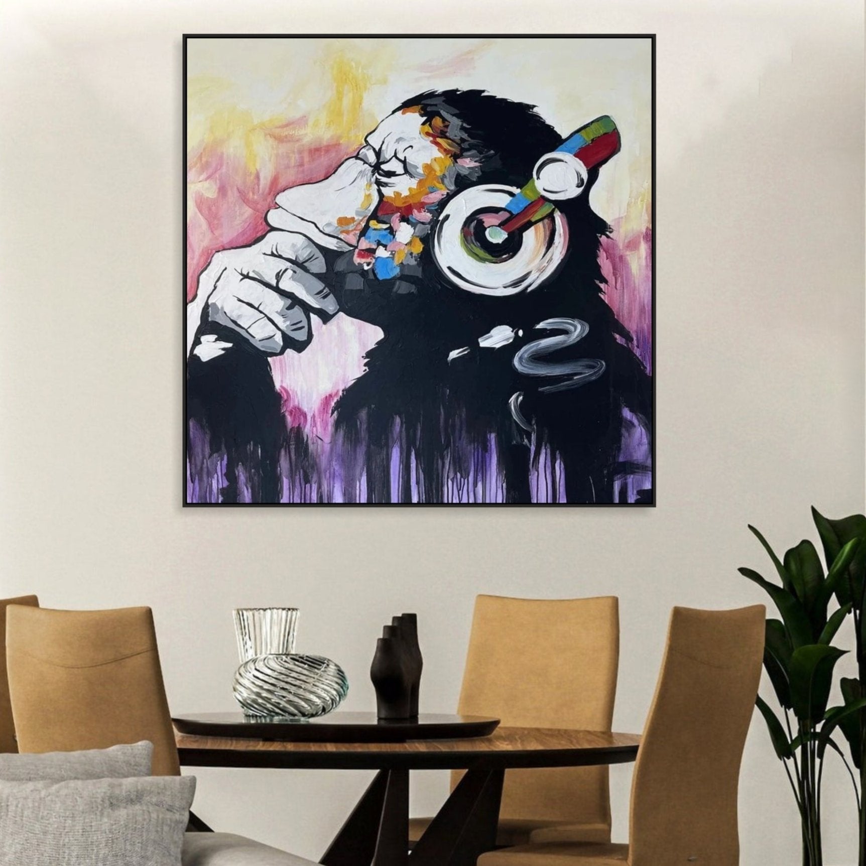 POSITIVE VIBRATION 50"x50"