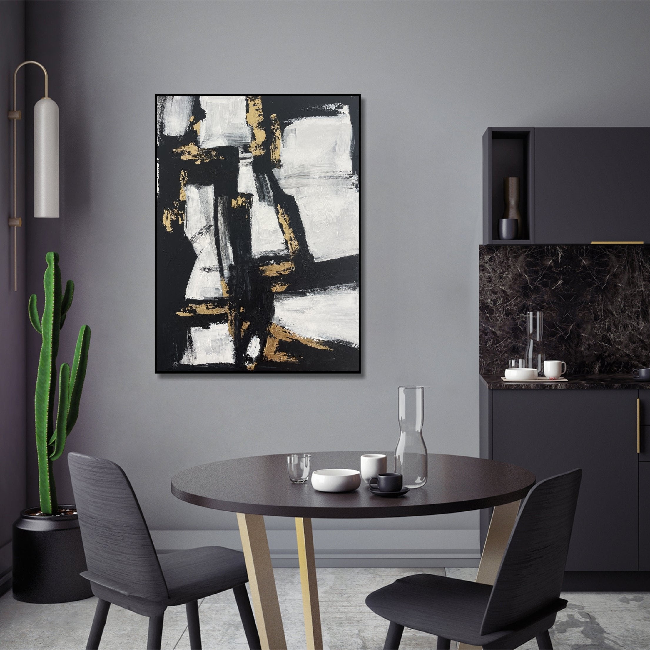 GEOMETRIC GLOW 32"x24"