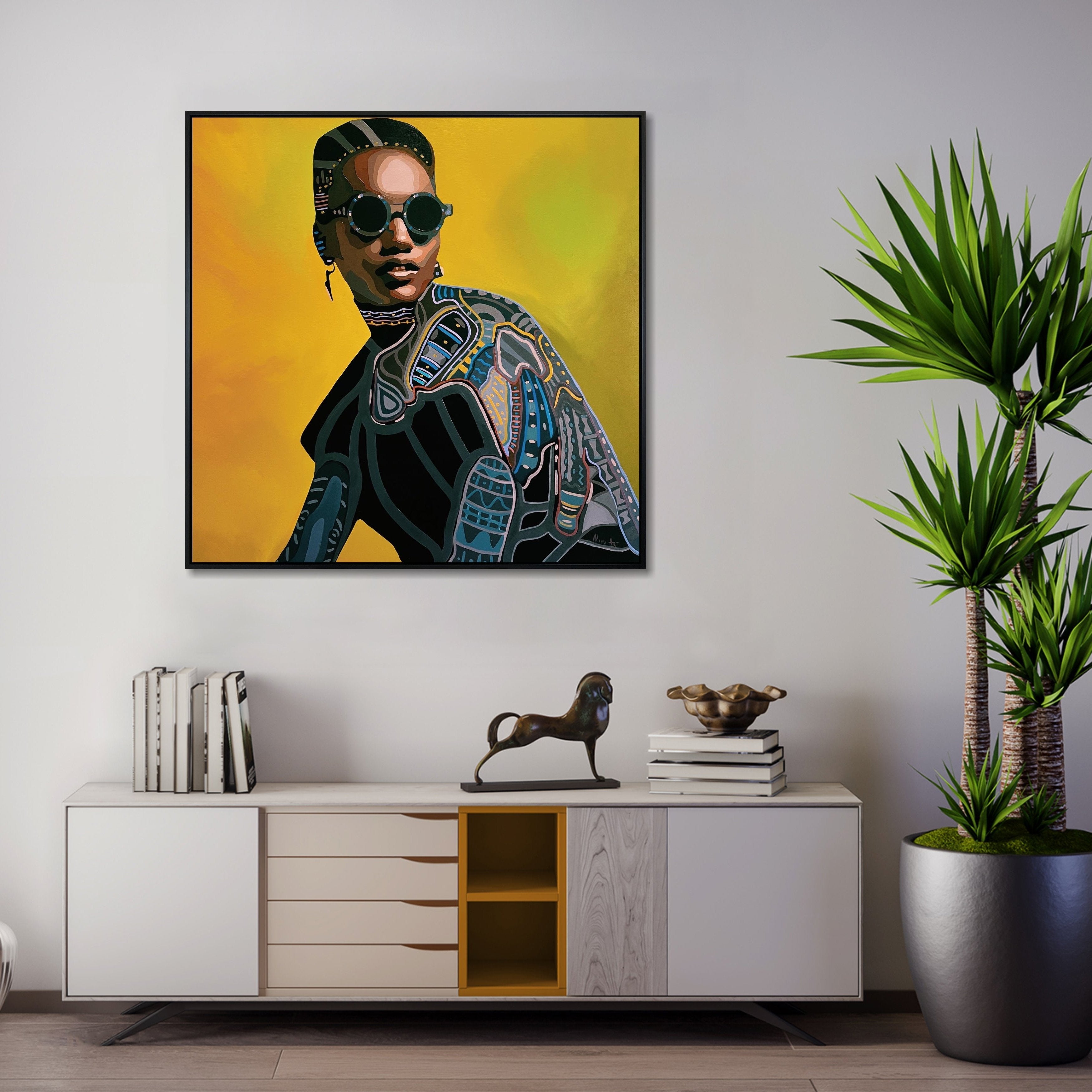 MOON QUEEN 43.3"x43.3"