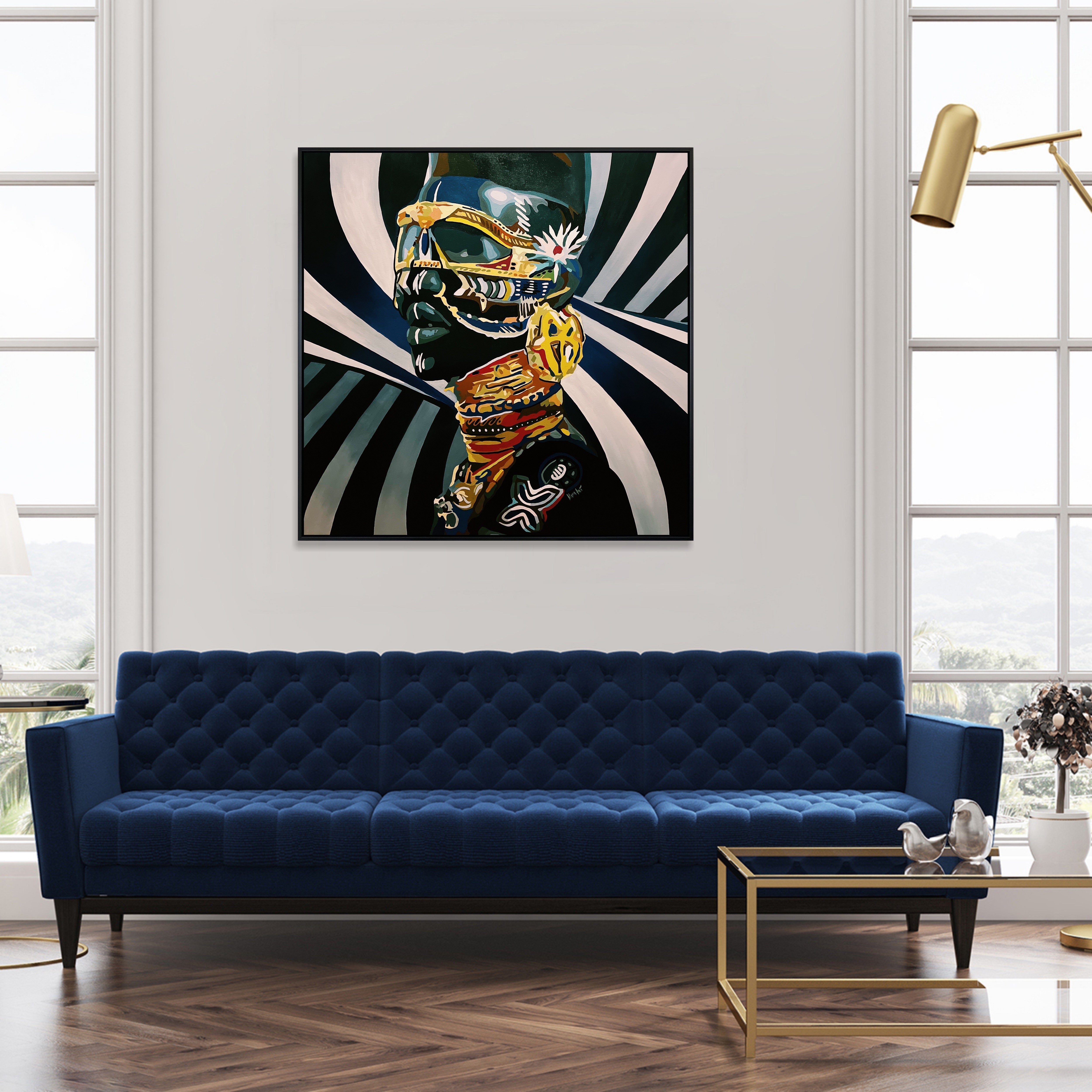 PRINCE OF THE JUNGLE 43.3"x43.3"