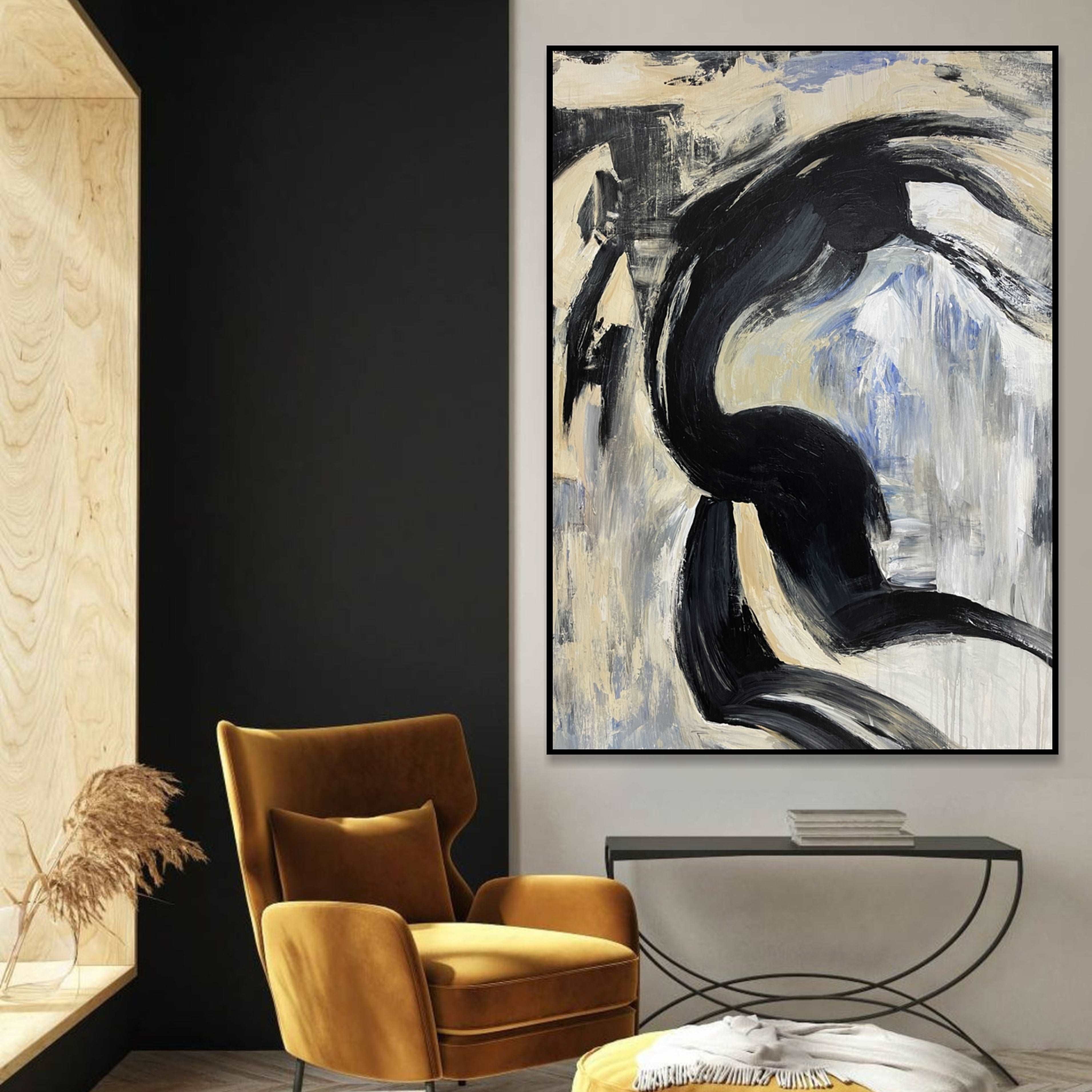 ABSTRACT NAKED 48"x36"