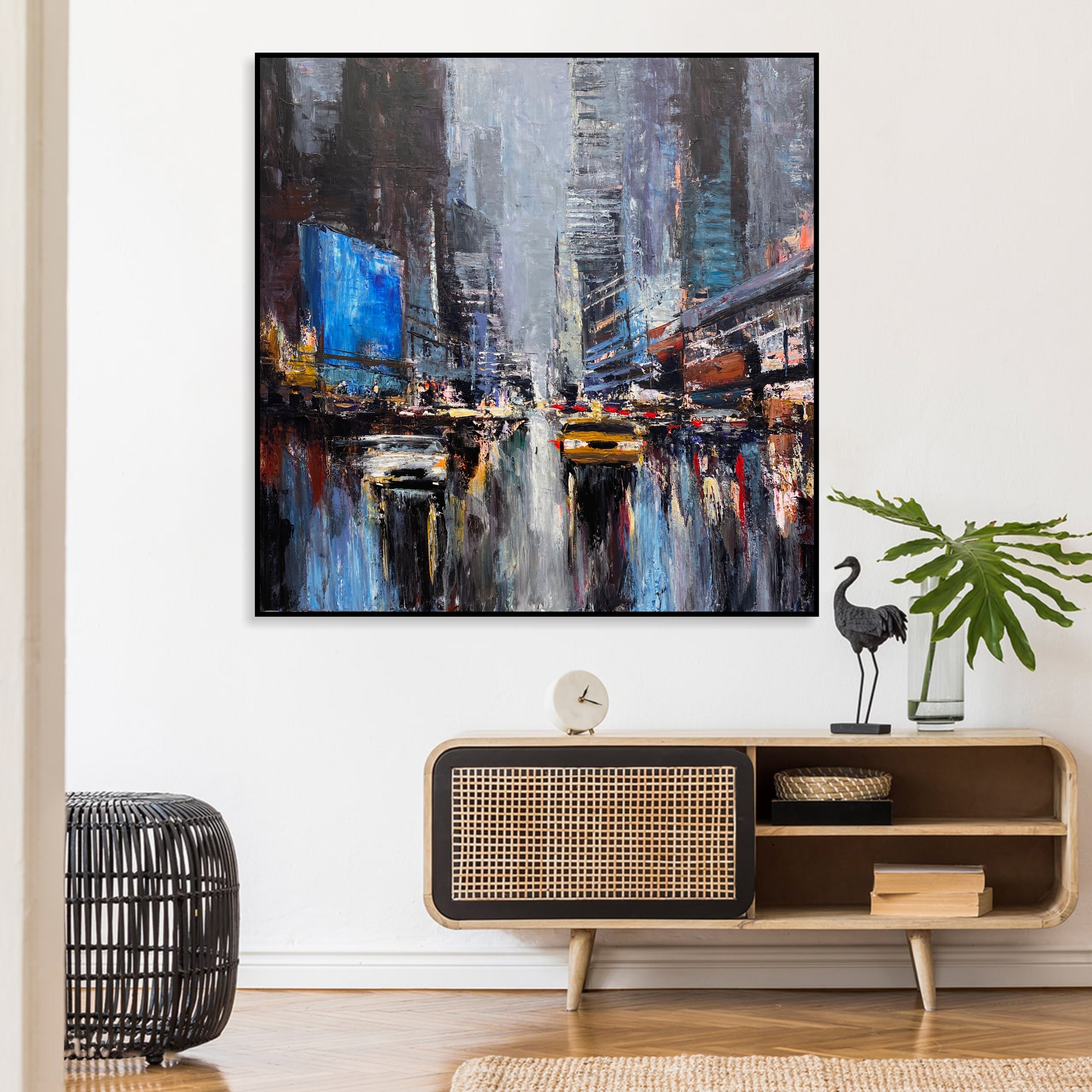 MIDNIGHT METROPOLIS 40"x40"